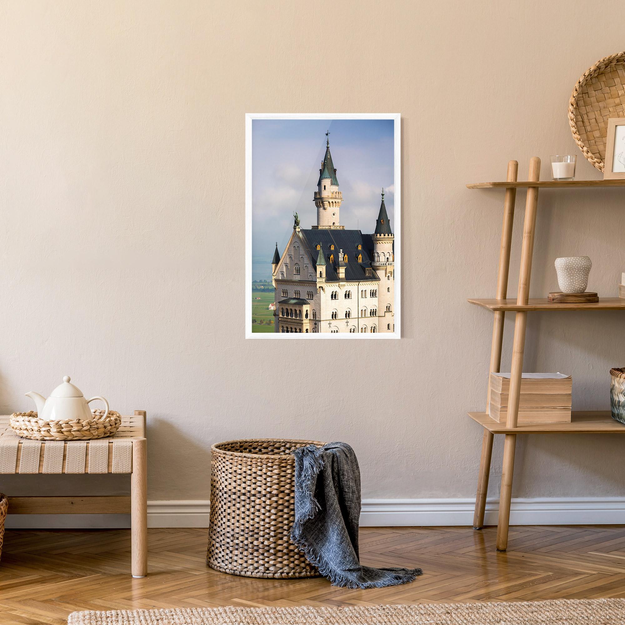 Gerahmte Poster Neuschwanstein Castle View mockup 9