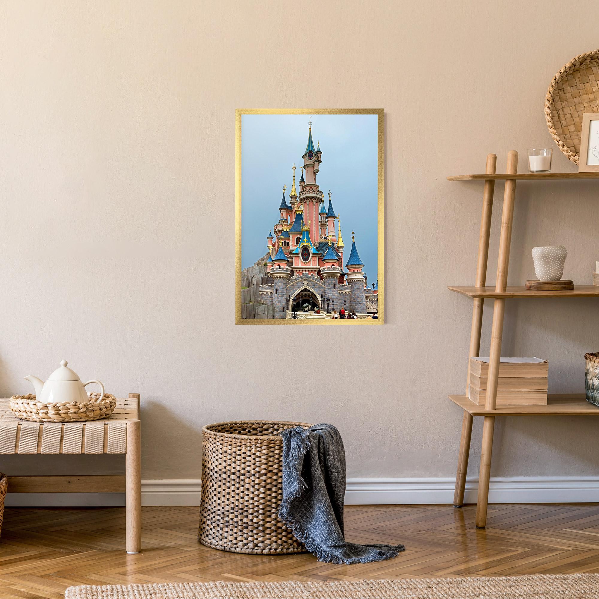Gerahmte Poster Disneyland Castle mockup 9