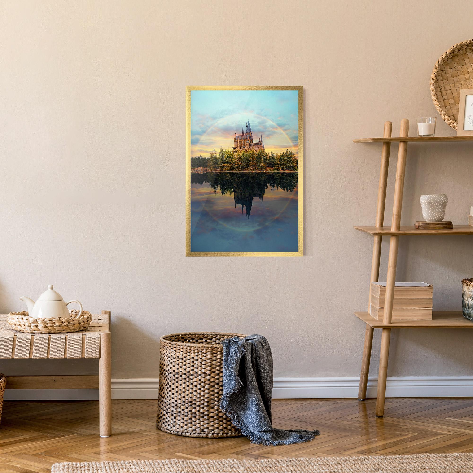 Gerahmte Poster Hogwarts Castle mockup 9