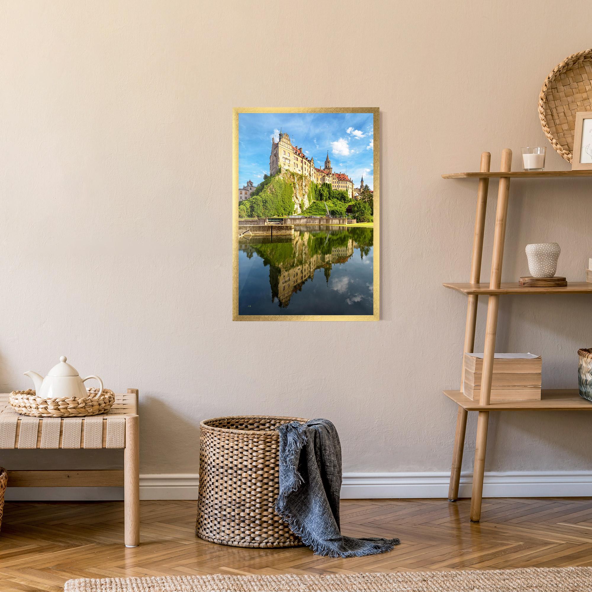 Gerahmte Poster Sigmaringen Castle Germany mockup 9