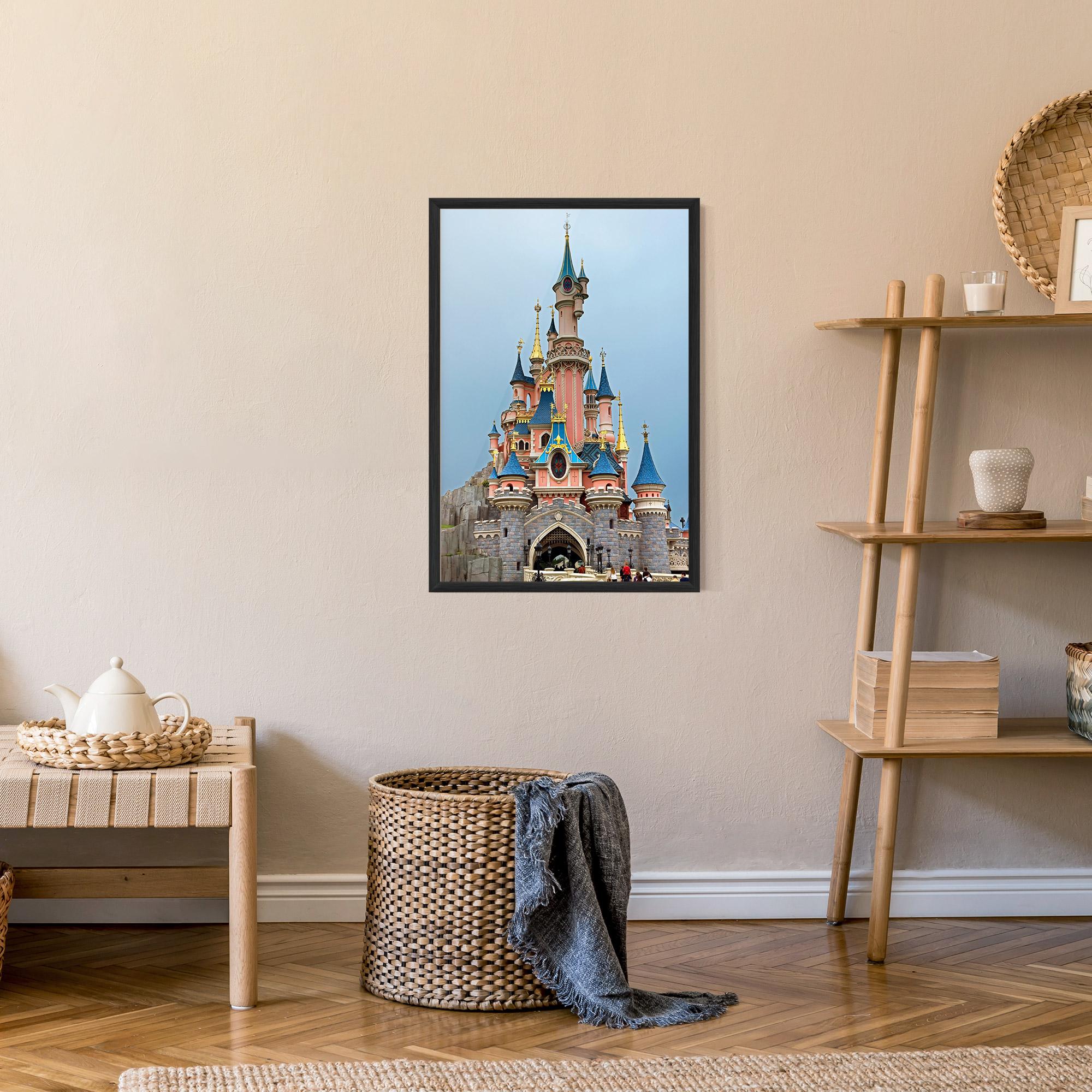 Gerahmte Poster Disneyland Castle mockup 9