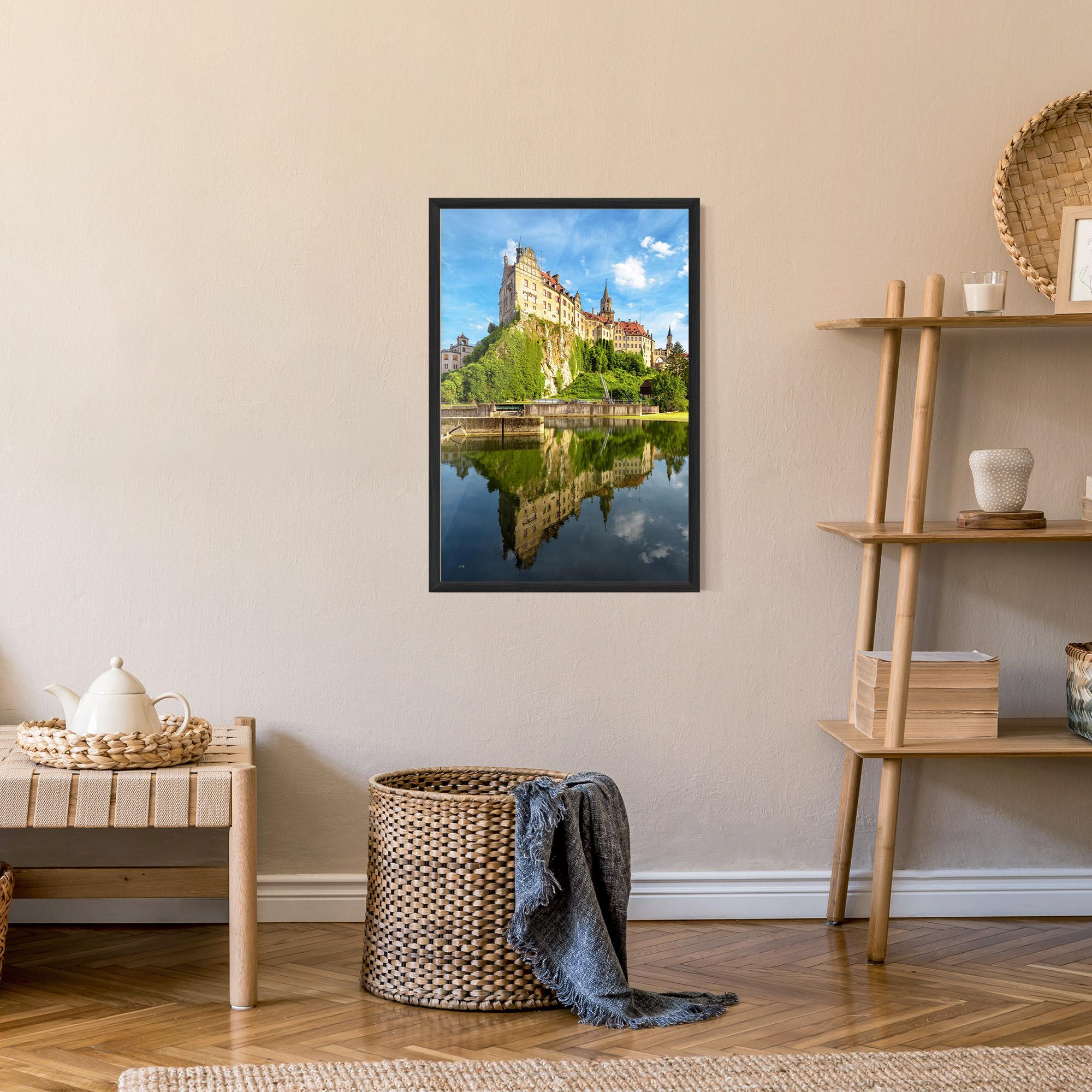 Gerahmte Poster Sigmaringen Castle Germany mockup 9