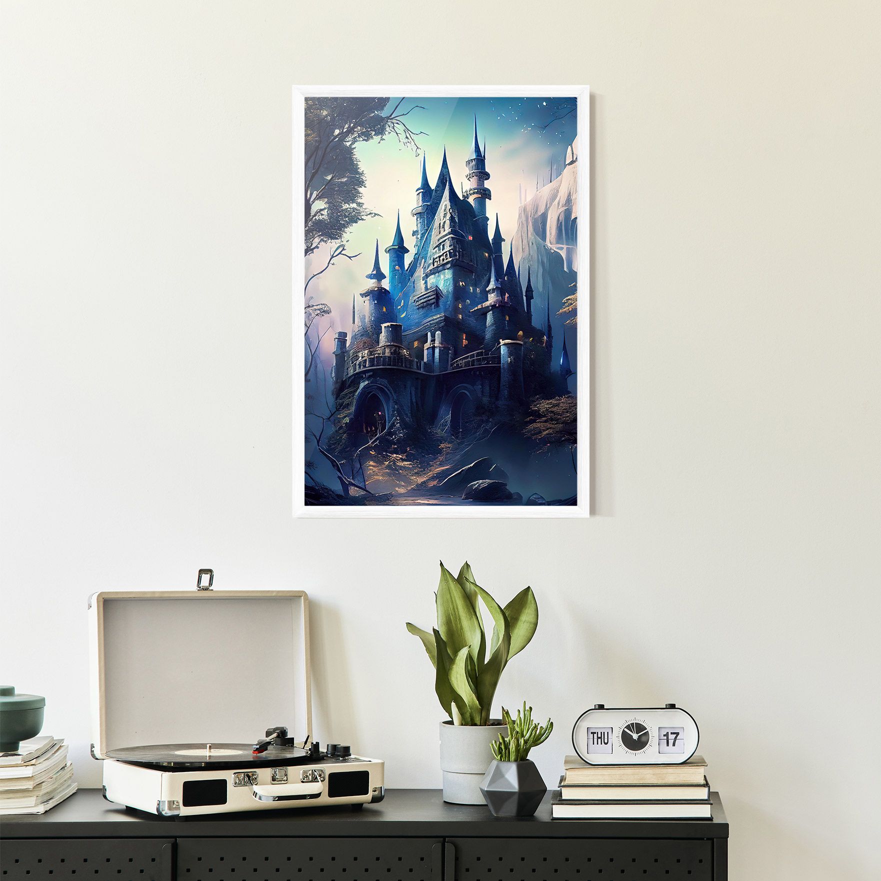 Blue Art Castle mockup 2