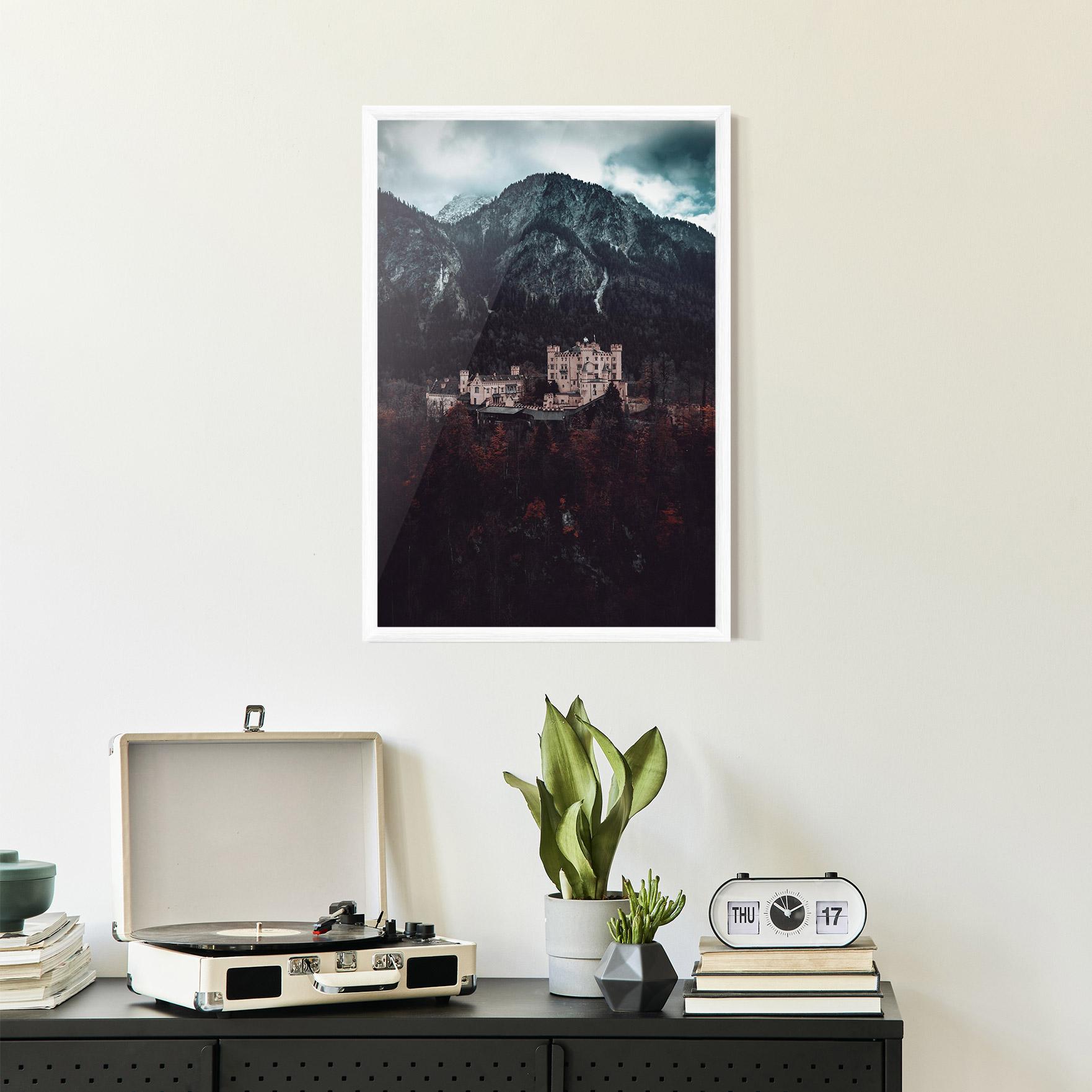 Gerahmte Poster Forest Castle mockup 2