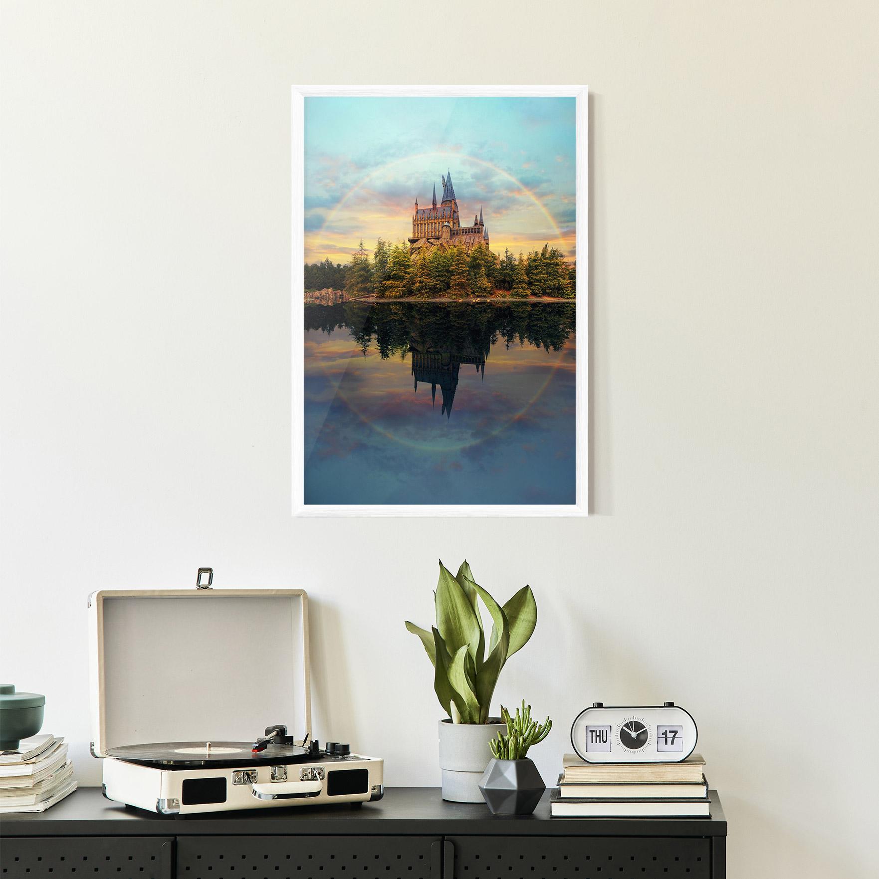 Gerahmte Poster Hogwarts Castle mockup 2