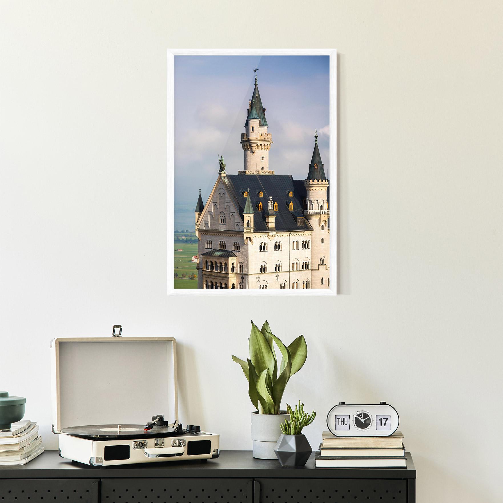 Gerahmte Poster Neuschwanstein Castle View mockup 2