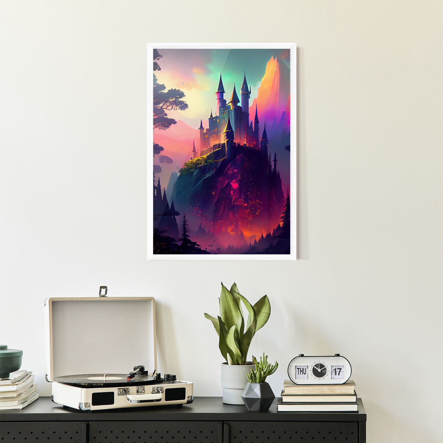 Purple Orange Castle mockup 2