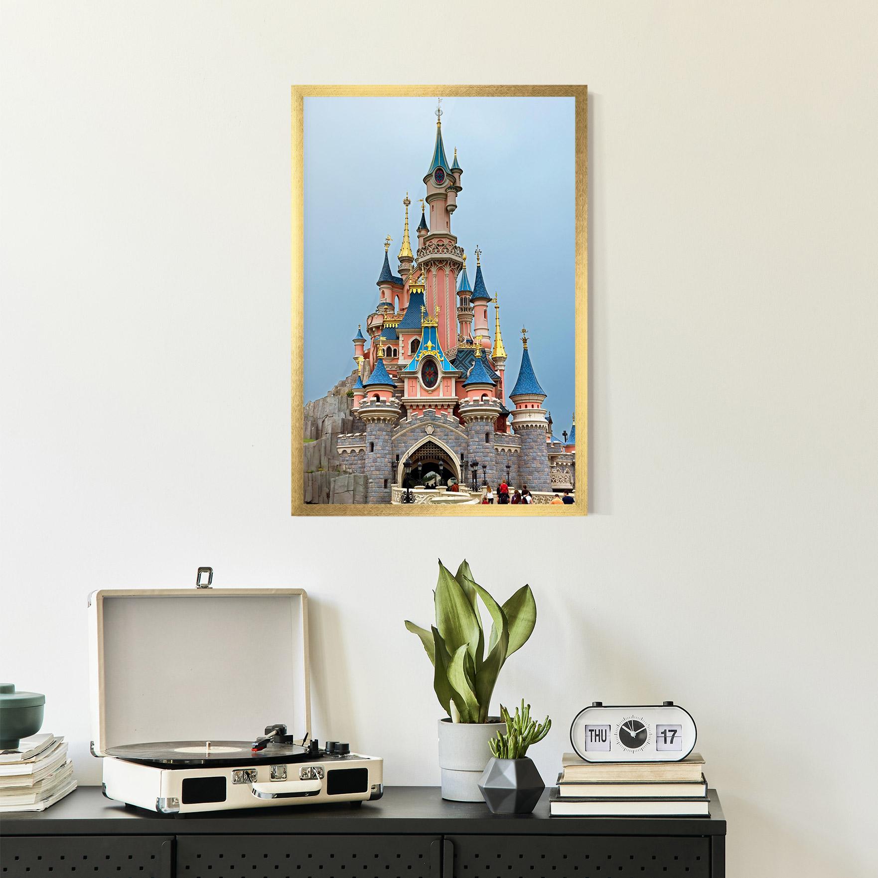 Gerahmte Poster Disneyland Castle mockup 2