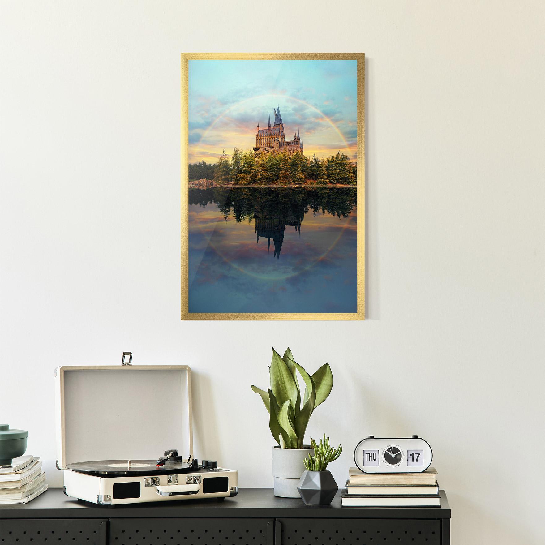 Gerahmte Poster Hogwarts Castle mockup 2