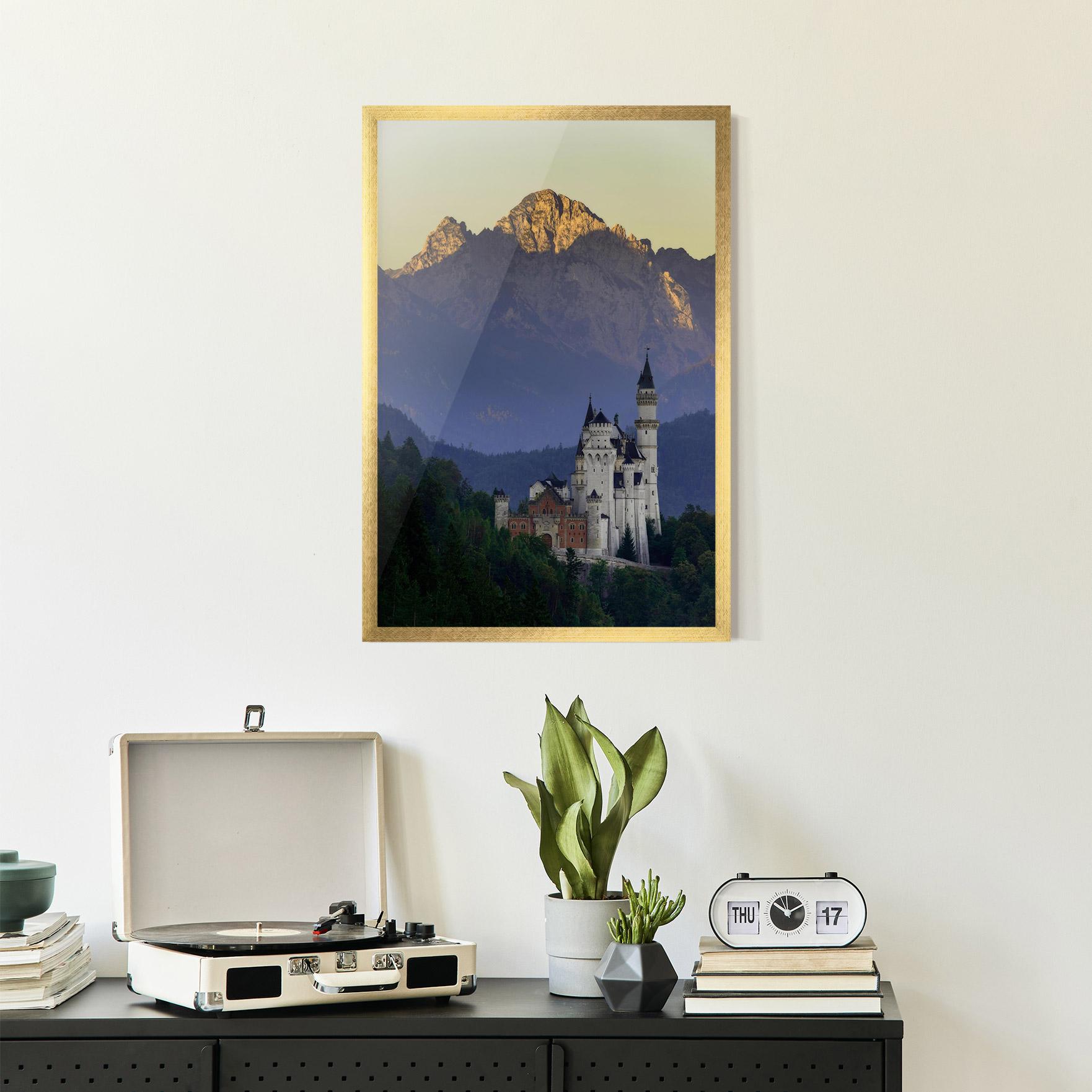 Gerahmte Poster Neuschwanstein Castle mockup 2