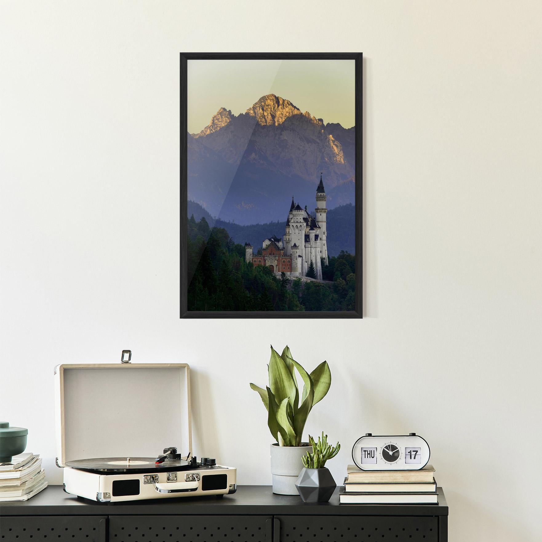 Gerahmte Poster Neuschwanstein Castle mockup 2