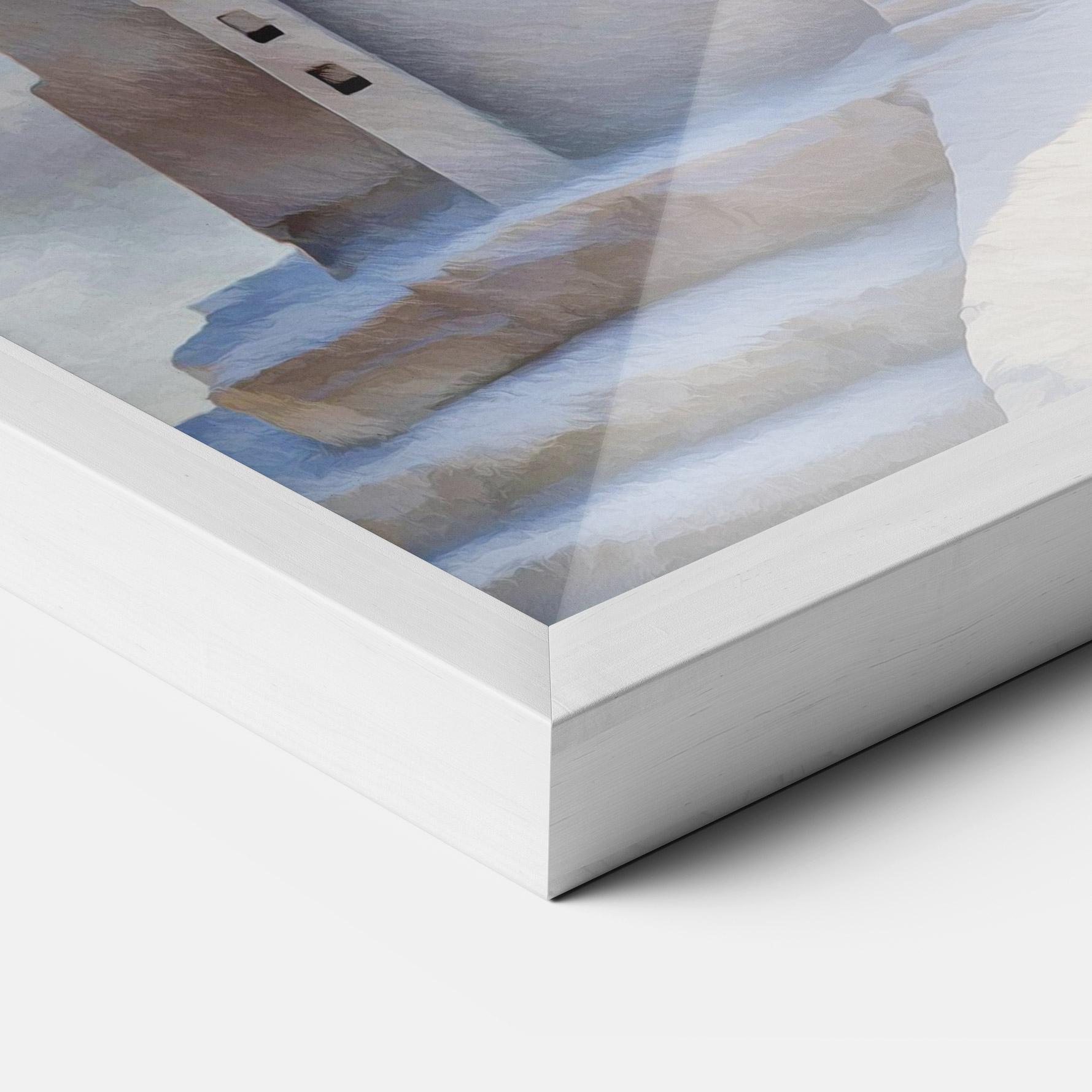 Gerahmte Poster Cream Castle mockup 3