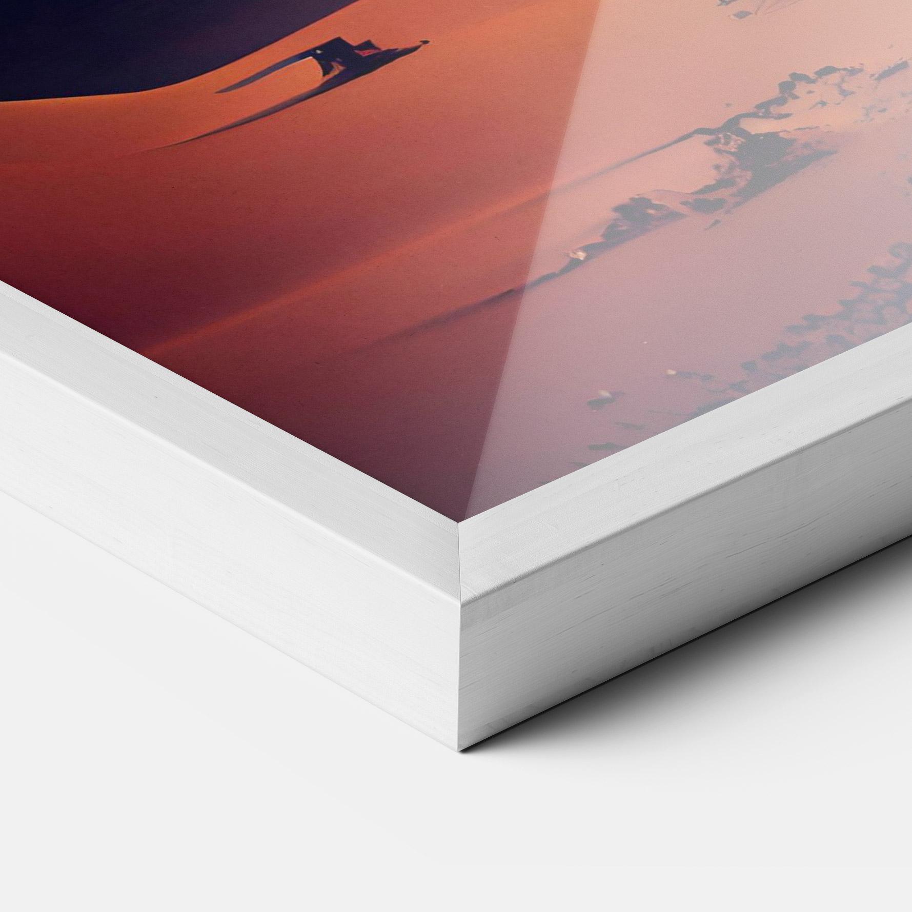 Gerahmte Poster Fantasy Desert Castle mockup 3