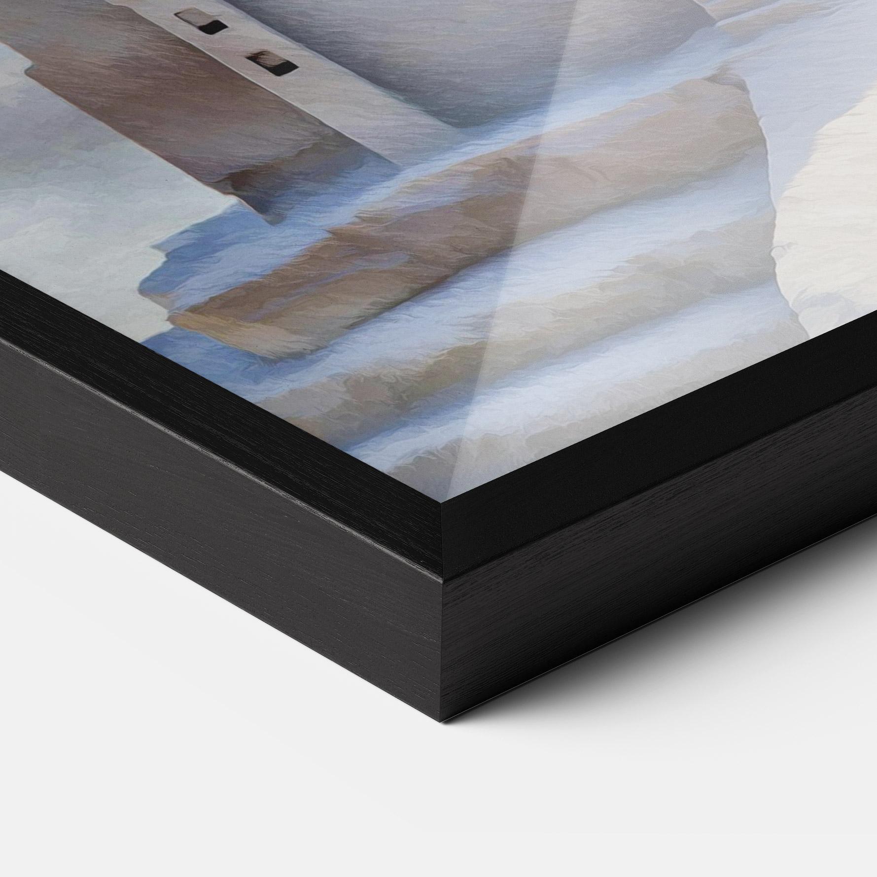 Gerahmte Poster Cream Castle mockup 3