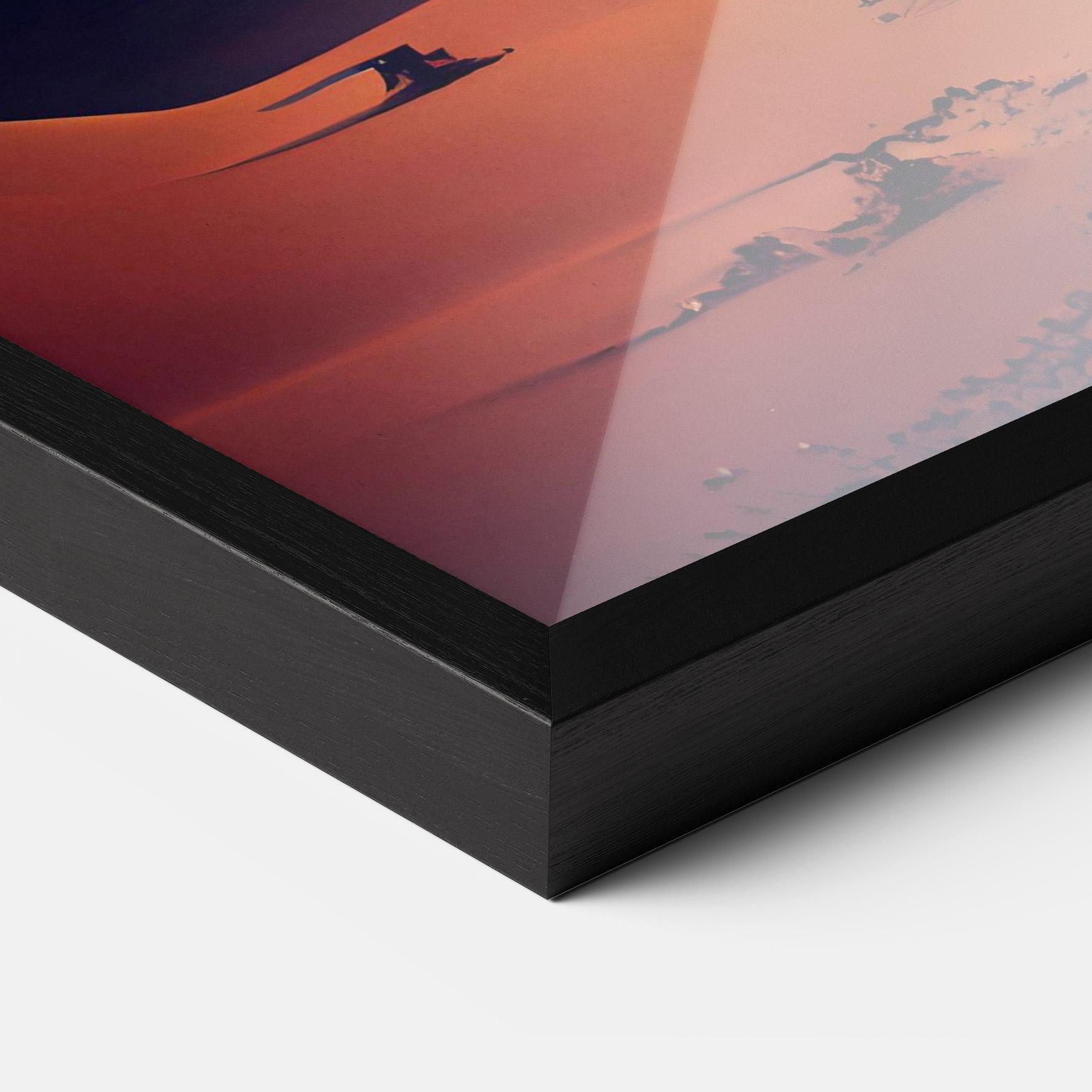 Gerahmte Poster Fantasy Desert Castle mockup 3