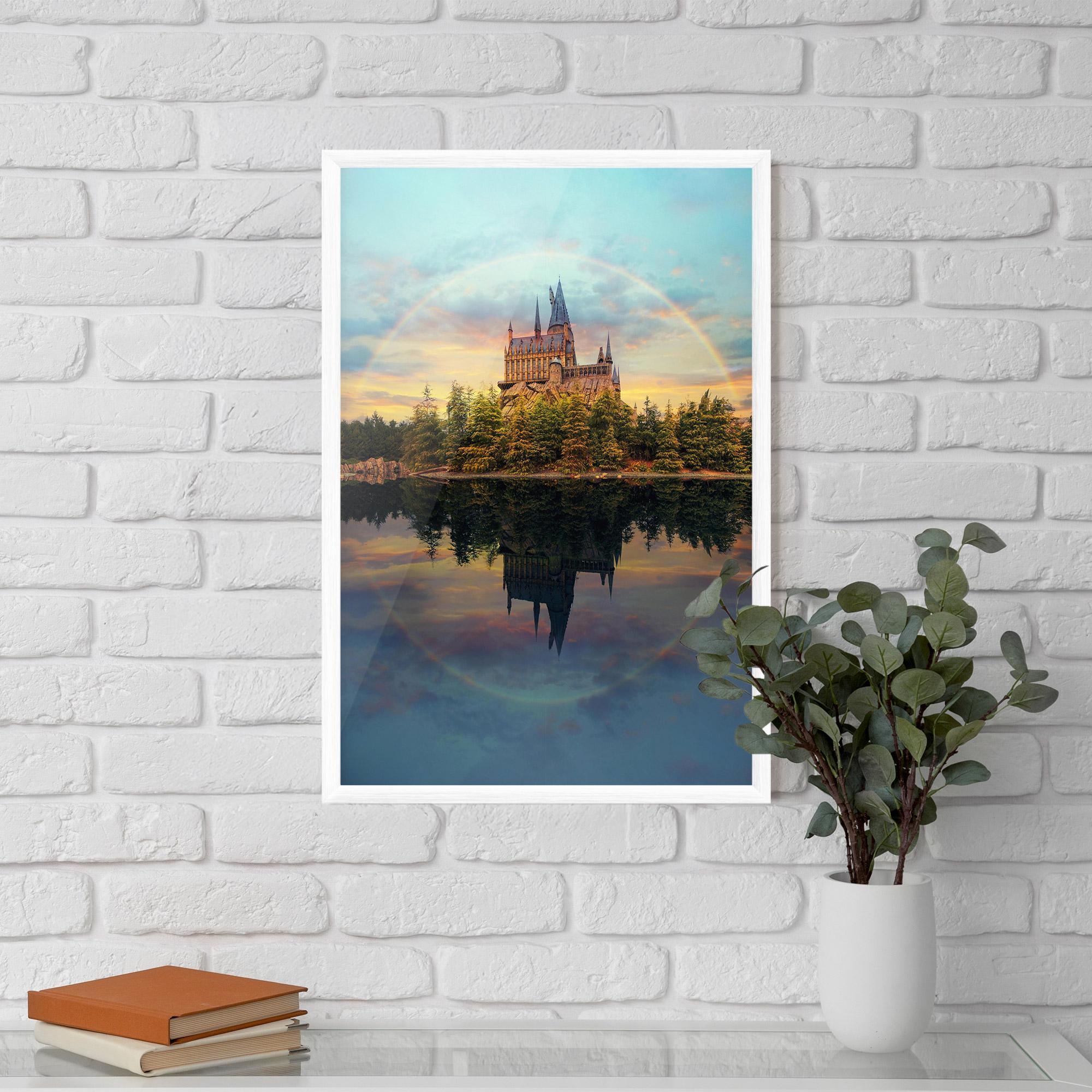Gerahmte Poster Hogwarts Castle mockup 5