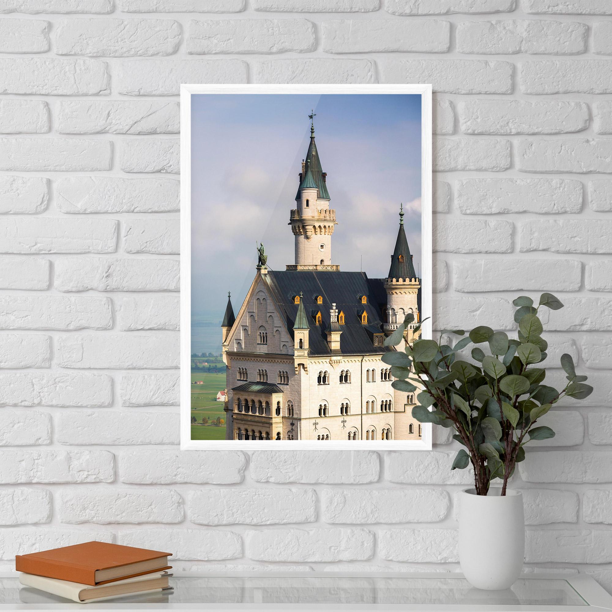 Gerahmte Poster Neuschwanstein Castle View mockup 5