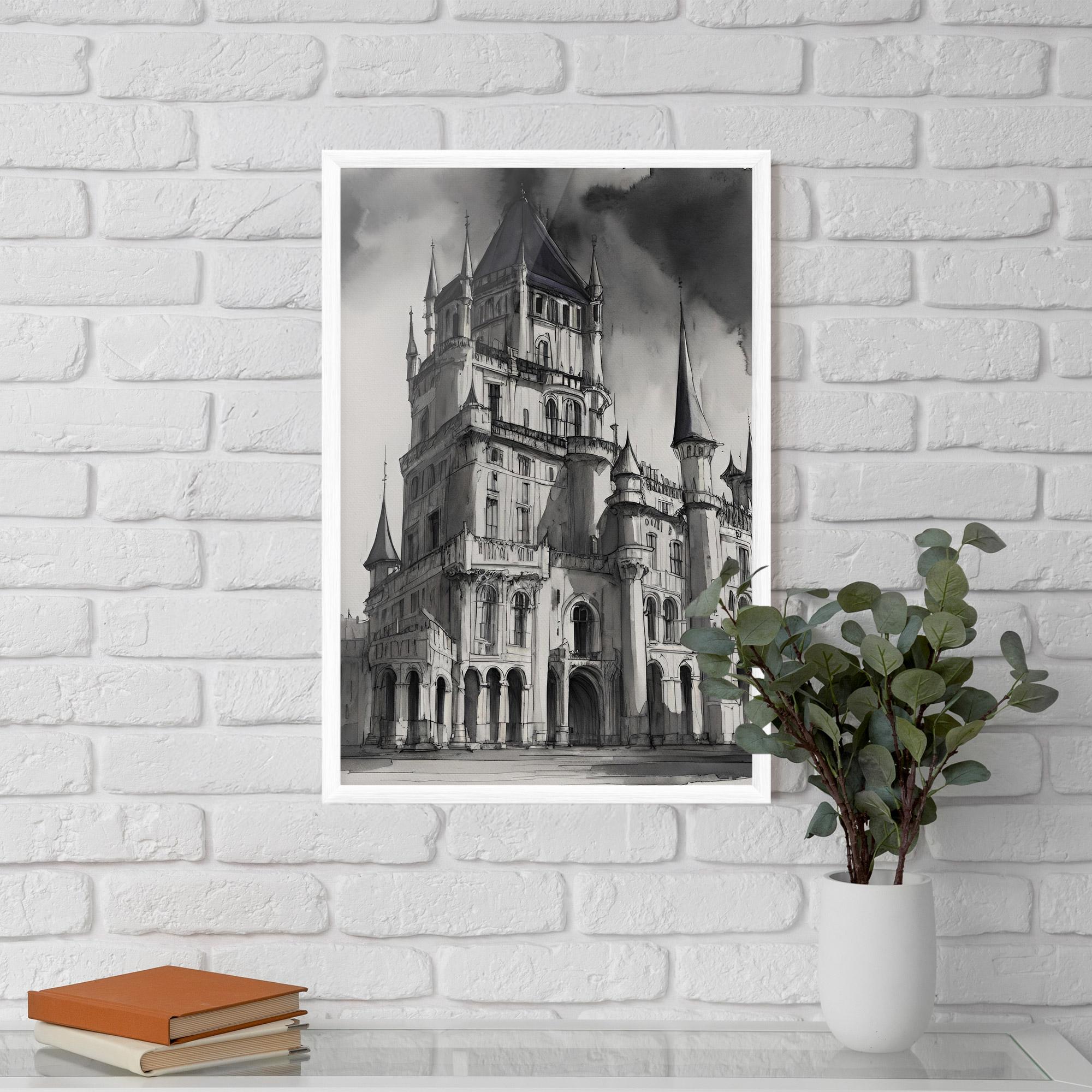 Gerahmte Poster Palace Versailles mockup 5