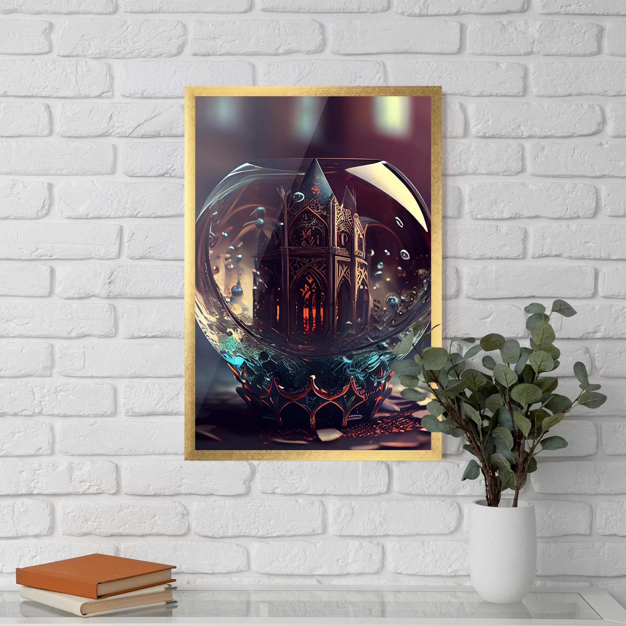 Gerahmte Poster Church Ball mockup 5