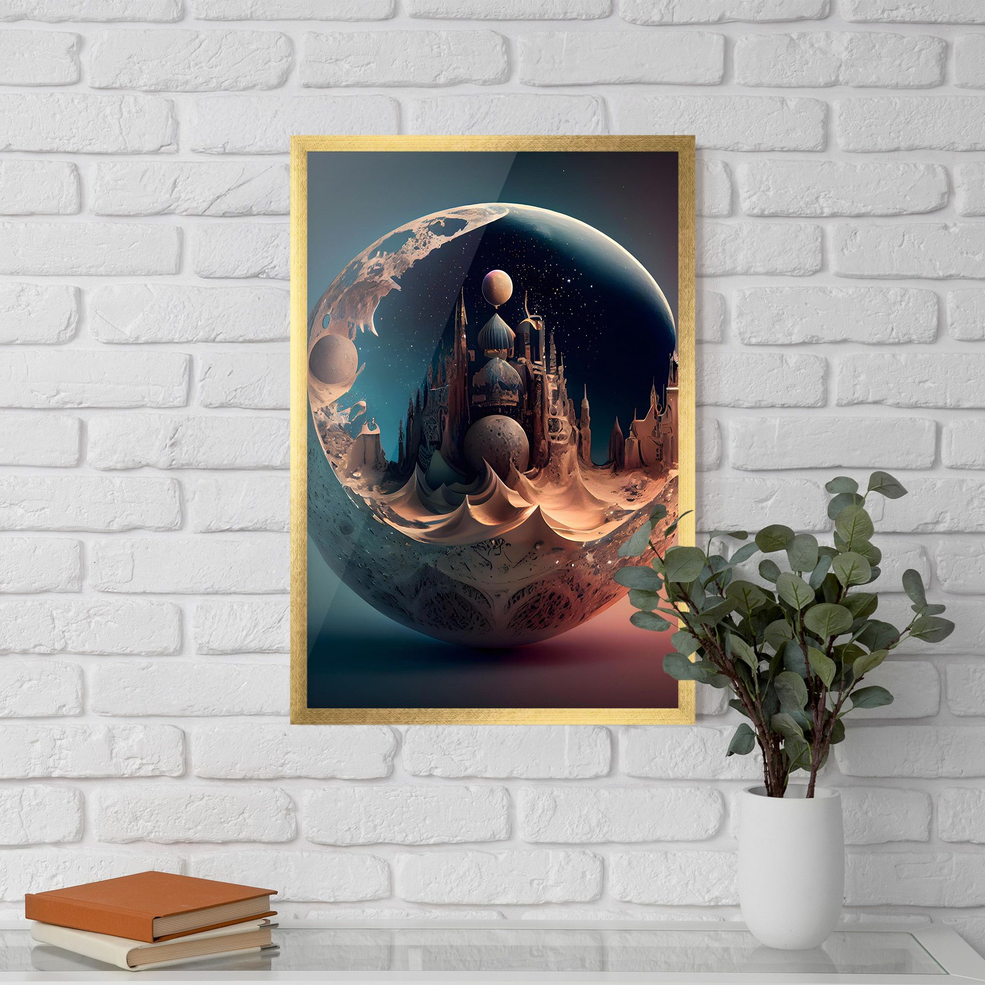 Fantasy Planet Castle mockup 5