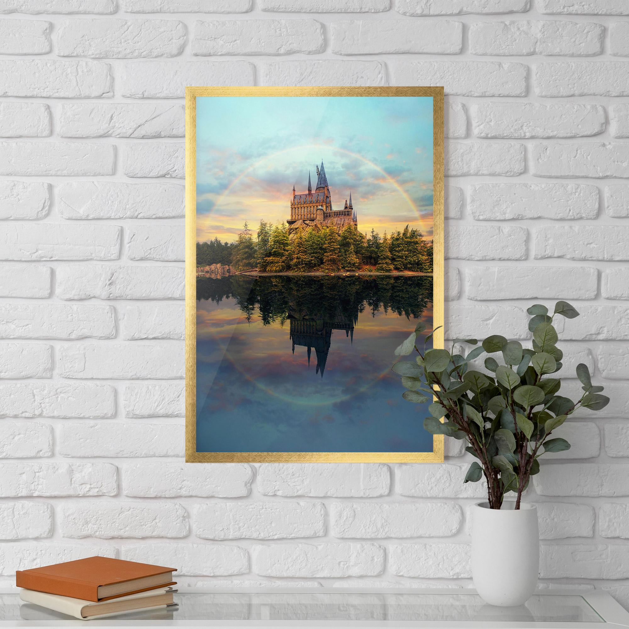 Gerahmte Poster Hogwarts Castle mockup 5