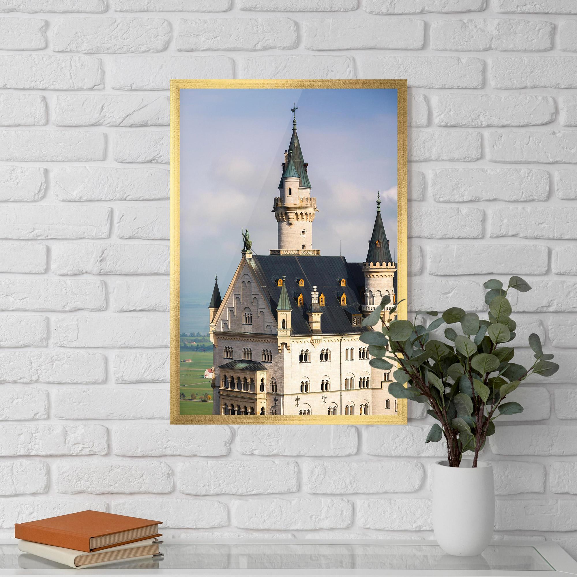 Gerahmte Poster Neuschwanstein Castle View mockup 5