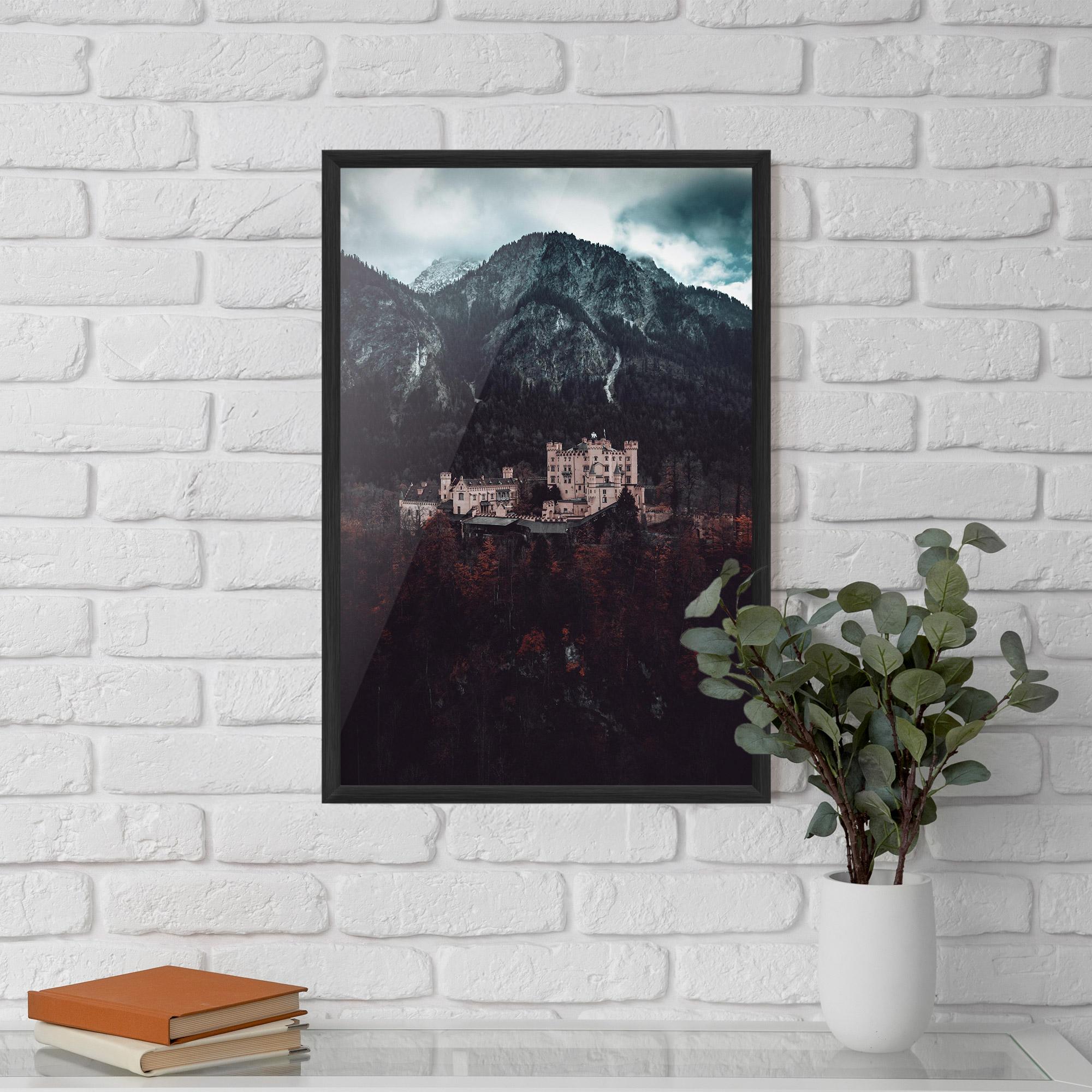 Gerahmte Poster Forest Castle mockup 5