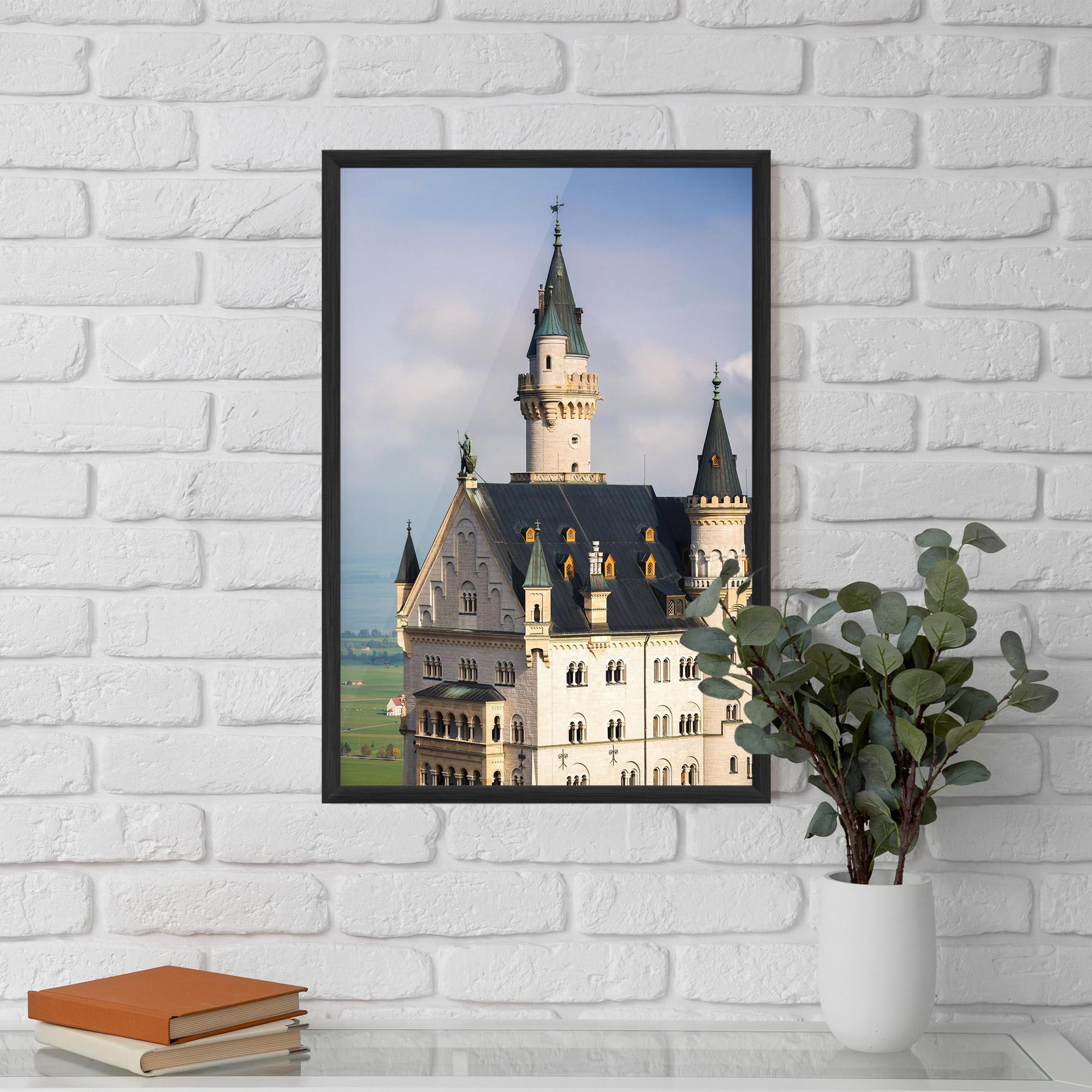 Gerahmte Poster Neuschwanstein Castle View mockup 5