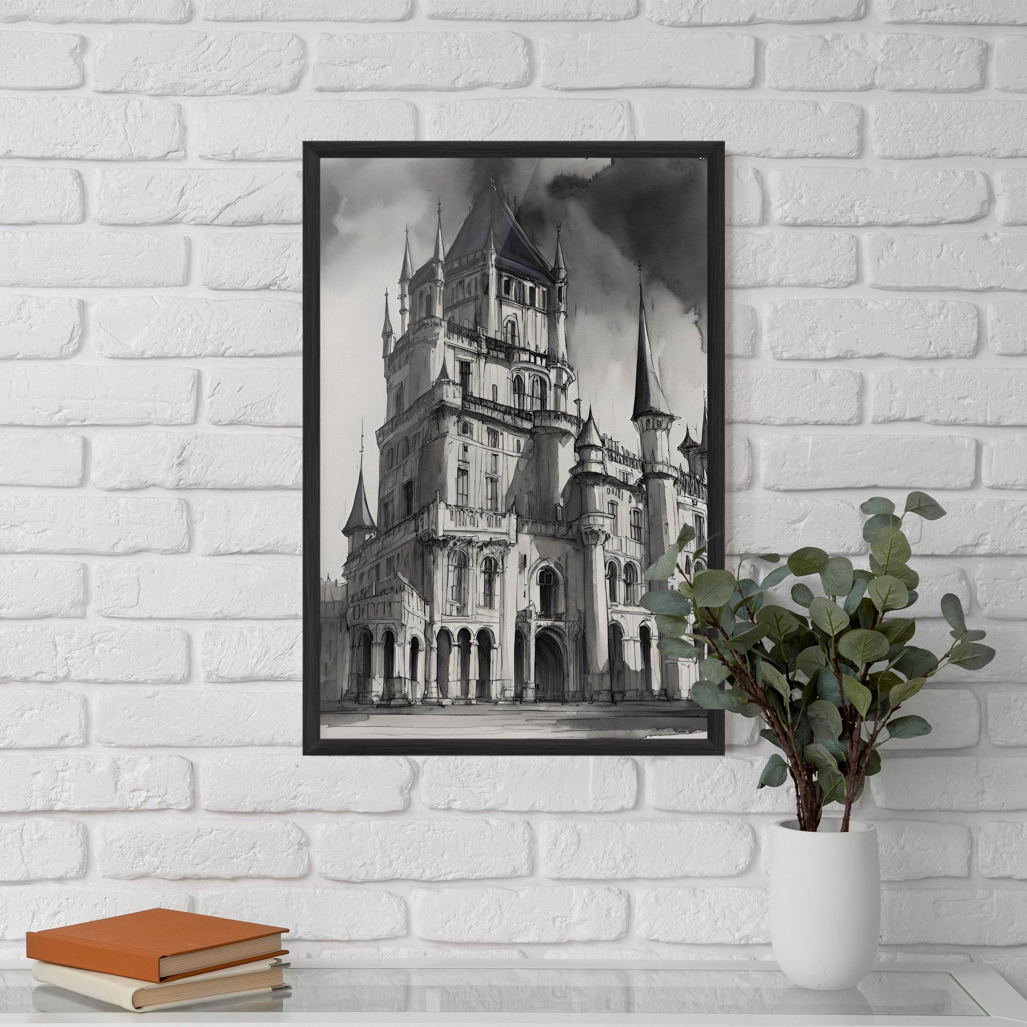 Gerahmte Poster Palace Versailles mockup 5