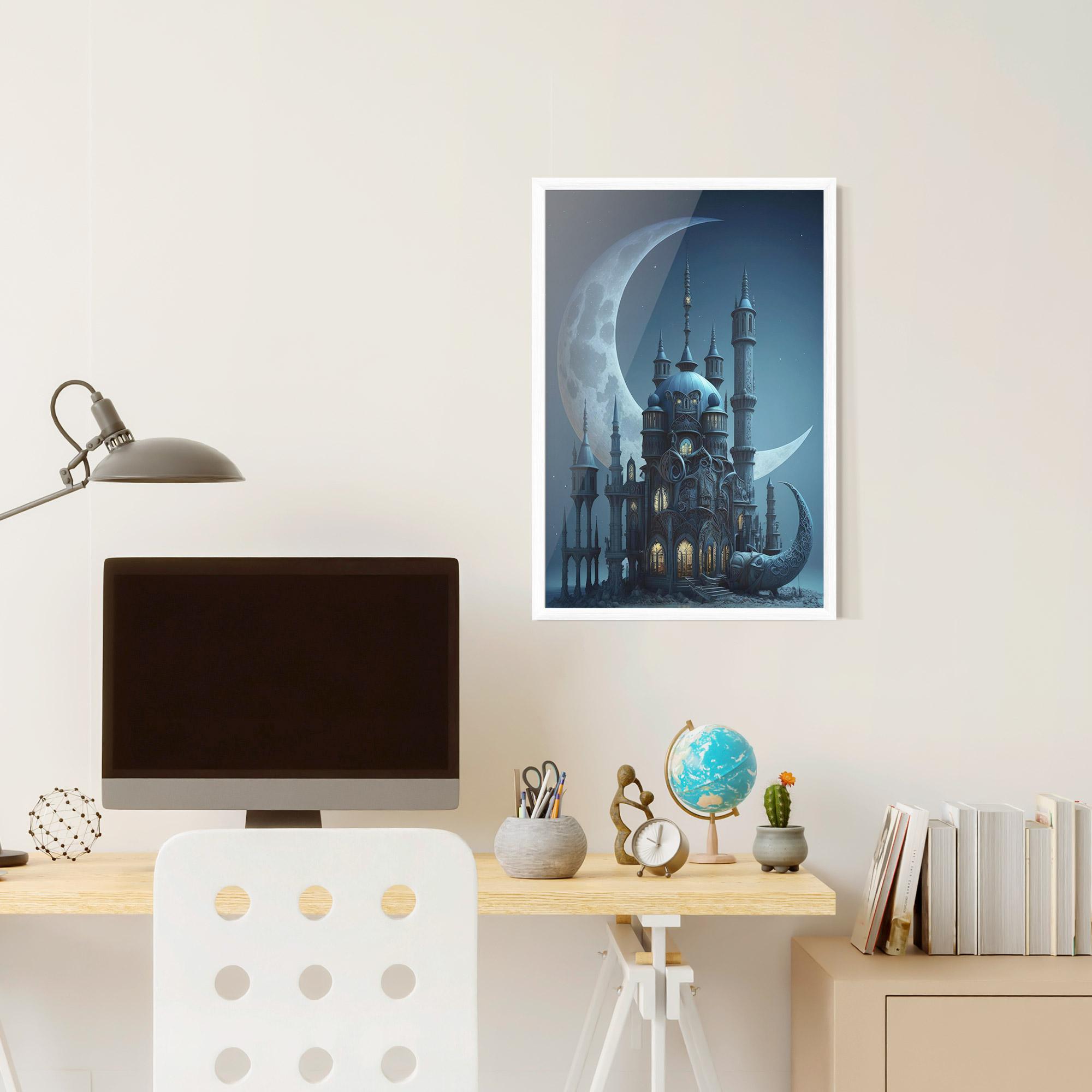 Gerahmte Poster Mosque Moon mockup 6