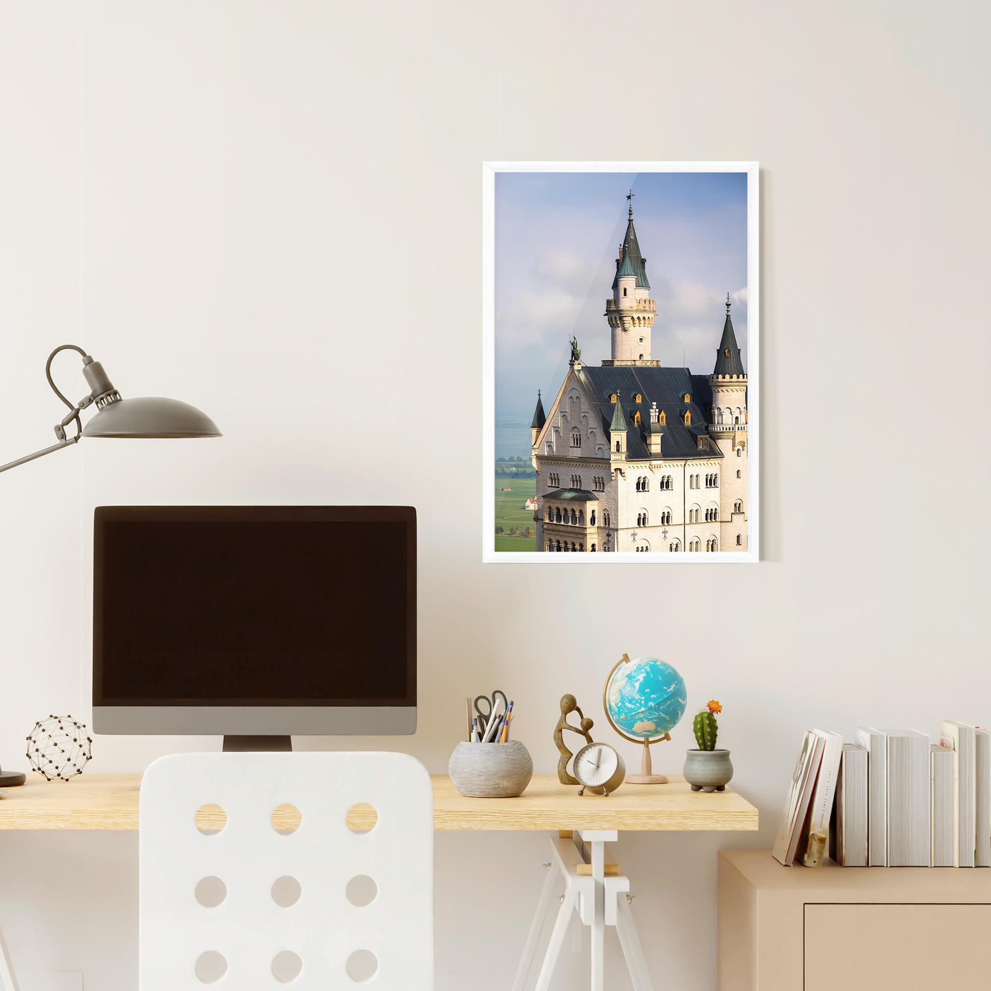Gerahmte Poster Neuschwanstein Castle View mockup 6