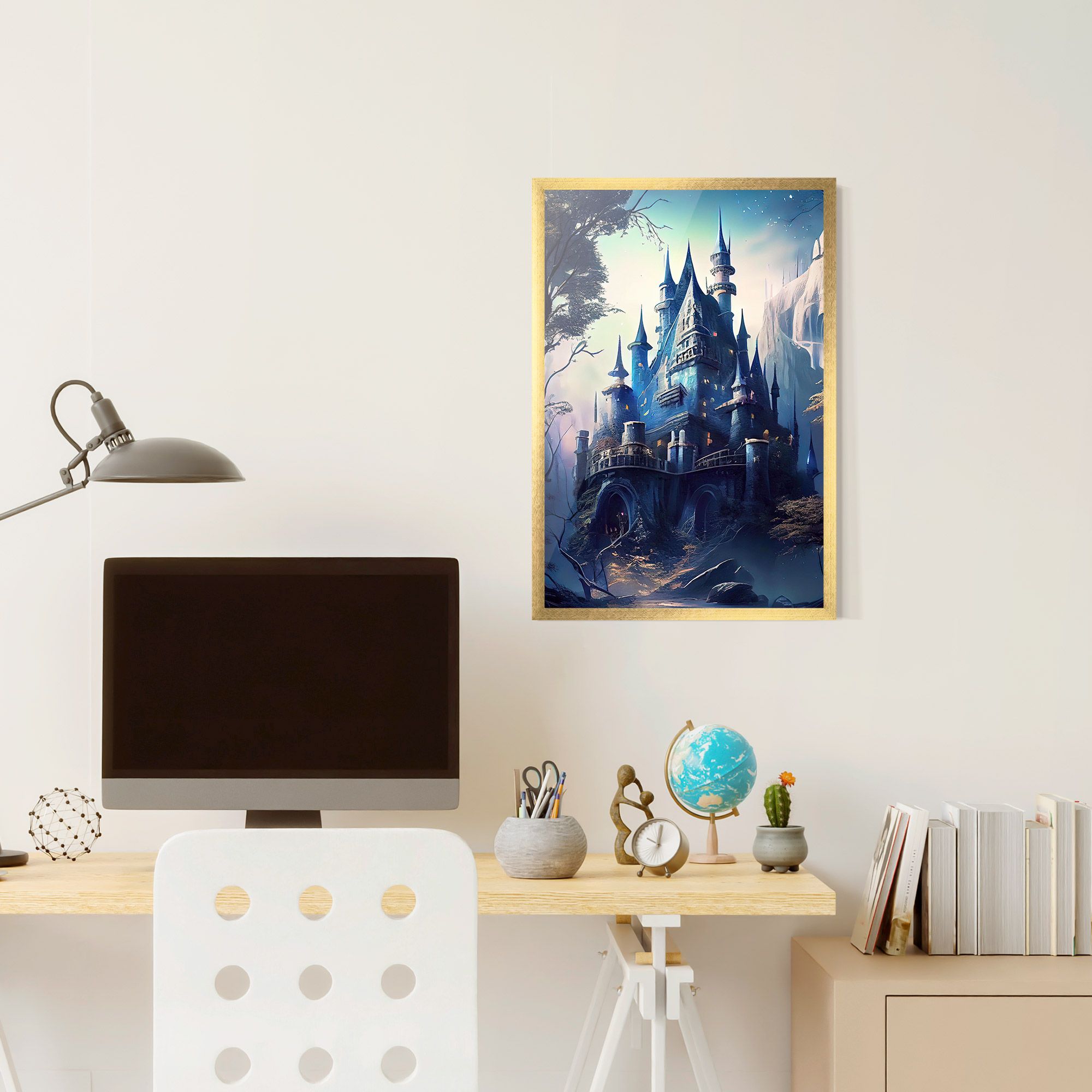 Blue Art Castle mockup 6