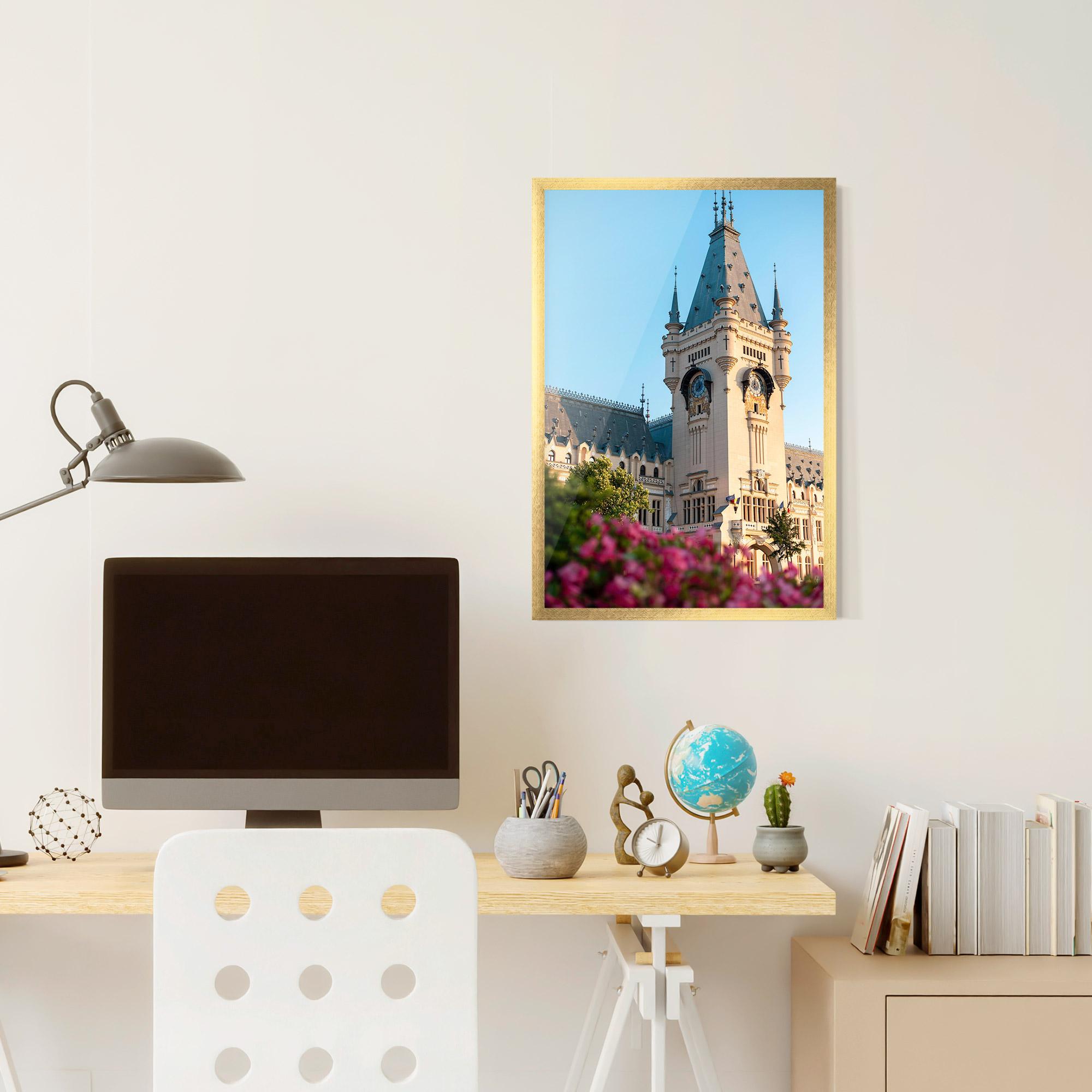 Gerahmte Poster Palace Culture Iasi mockup 6