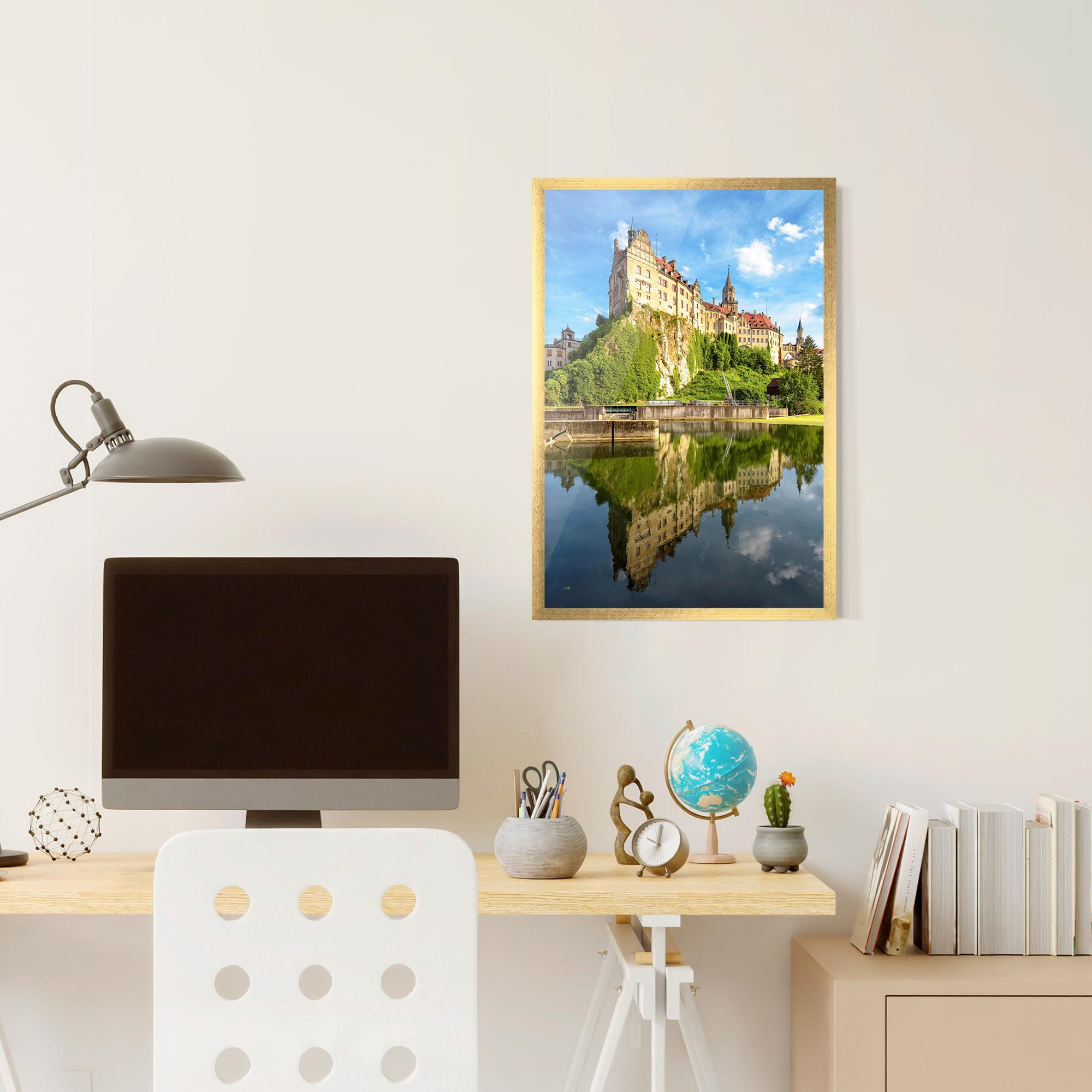 Gerahmte Poster Sigmaringen Castle Germany mockup 6