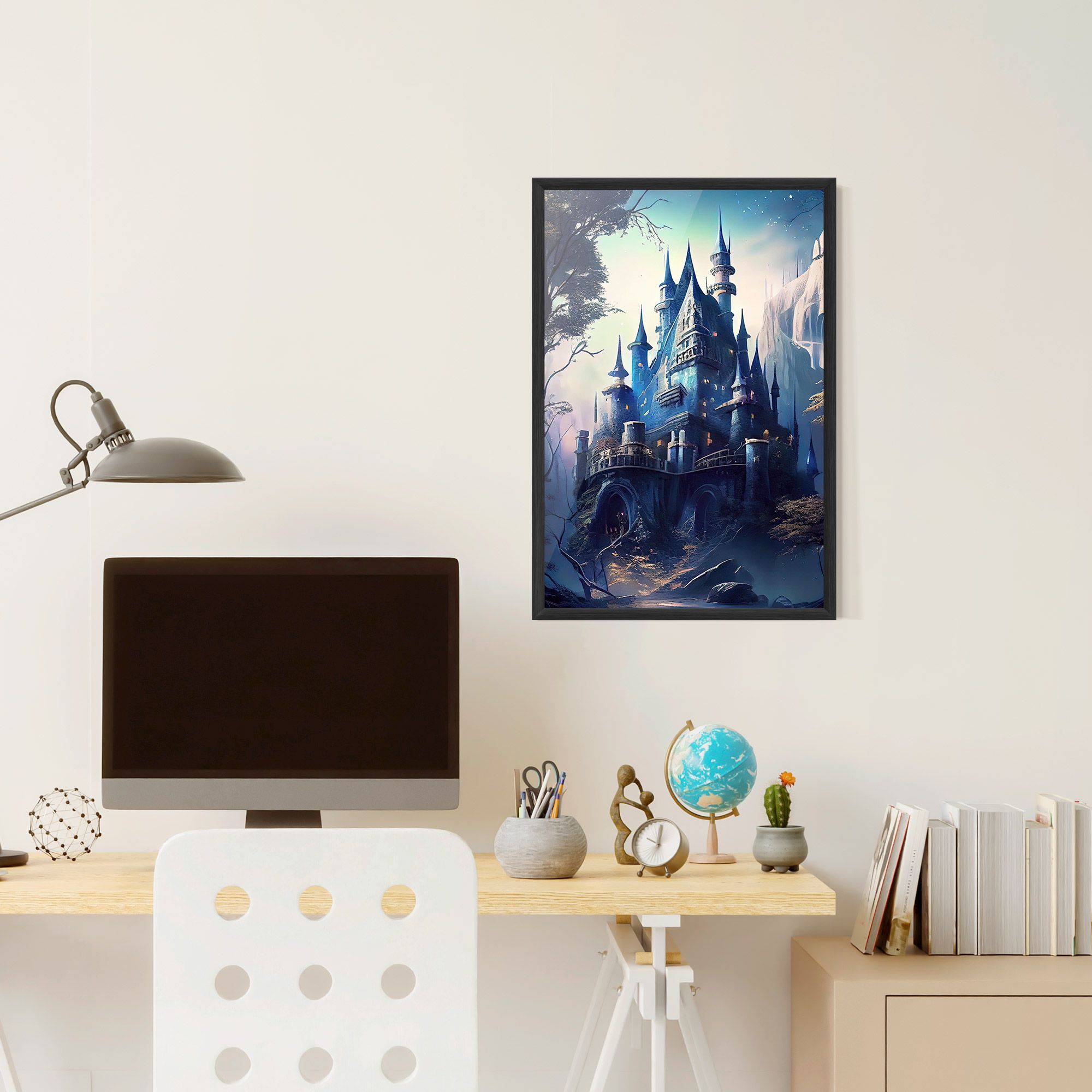 Blue Art Castle mockup 6
