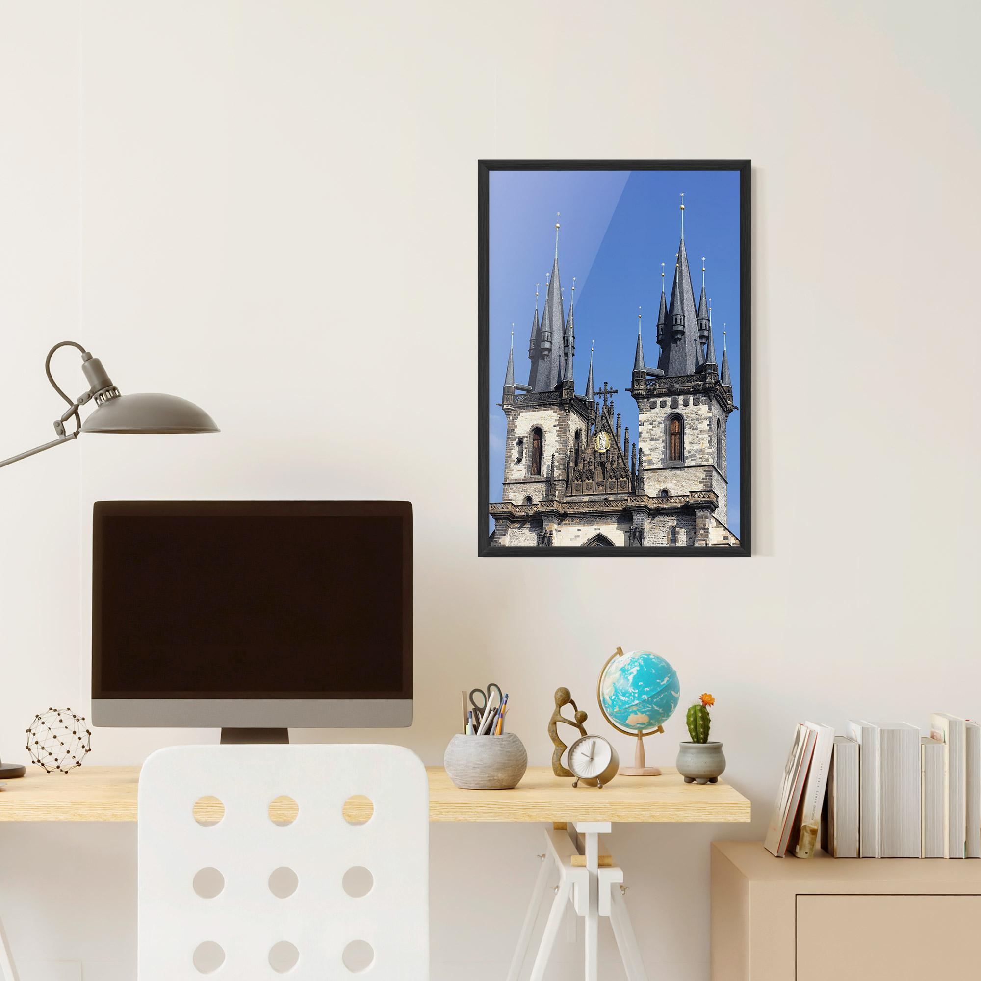 Gerahmte Poster Bohemian Church mockup 6