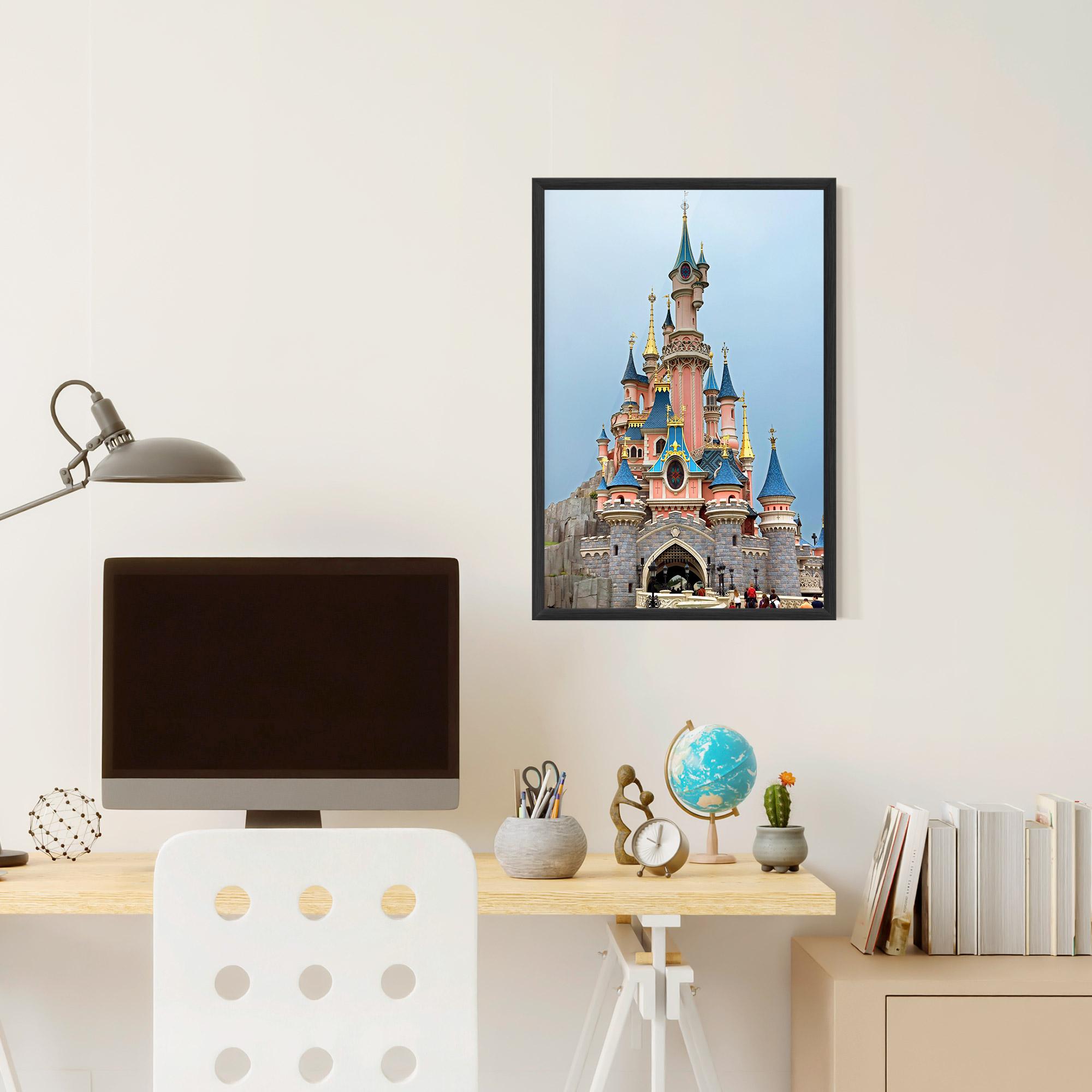 Gerahmte Poster Disneyland Castle mockup 6