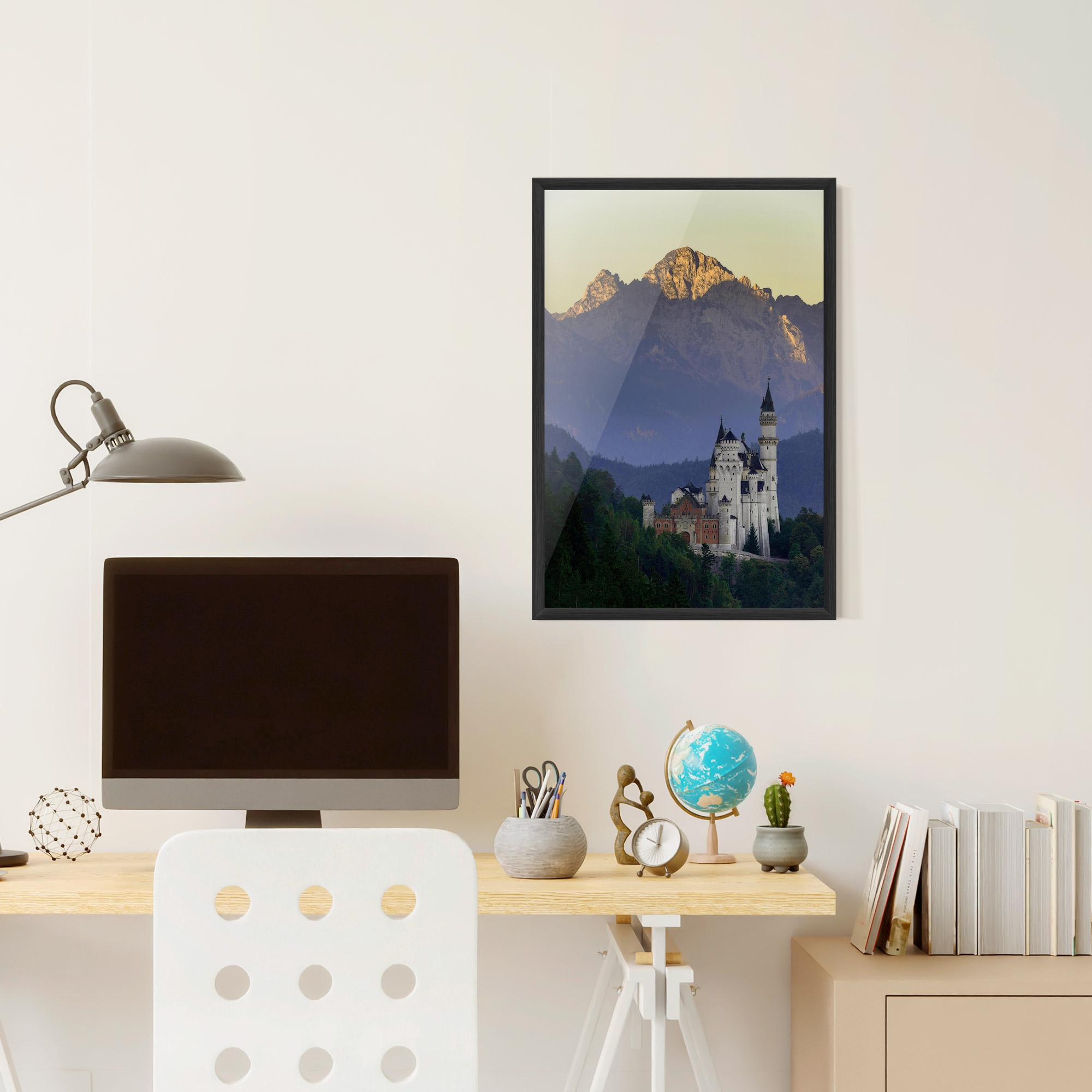 Gerahmte Poster Neuschwanstein Castle mockup 6