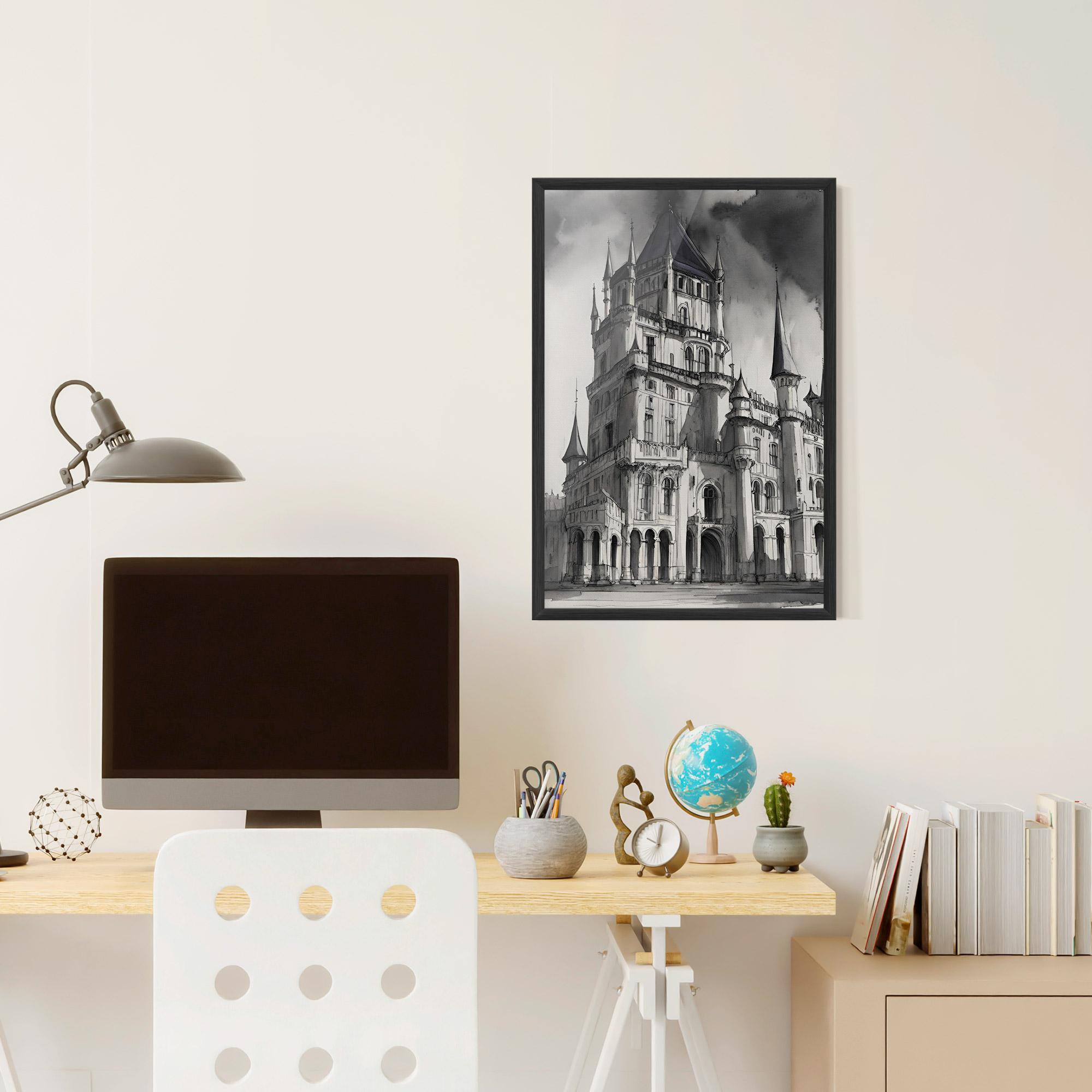 Gerahmte Poster Palace Versailles mockup 6