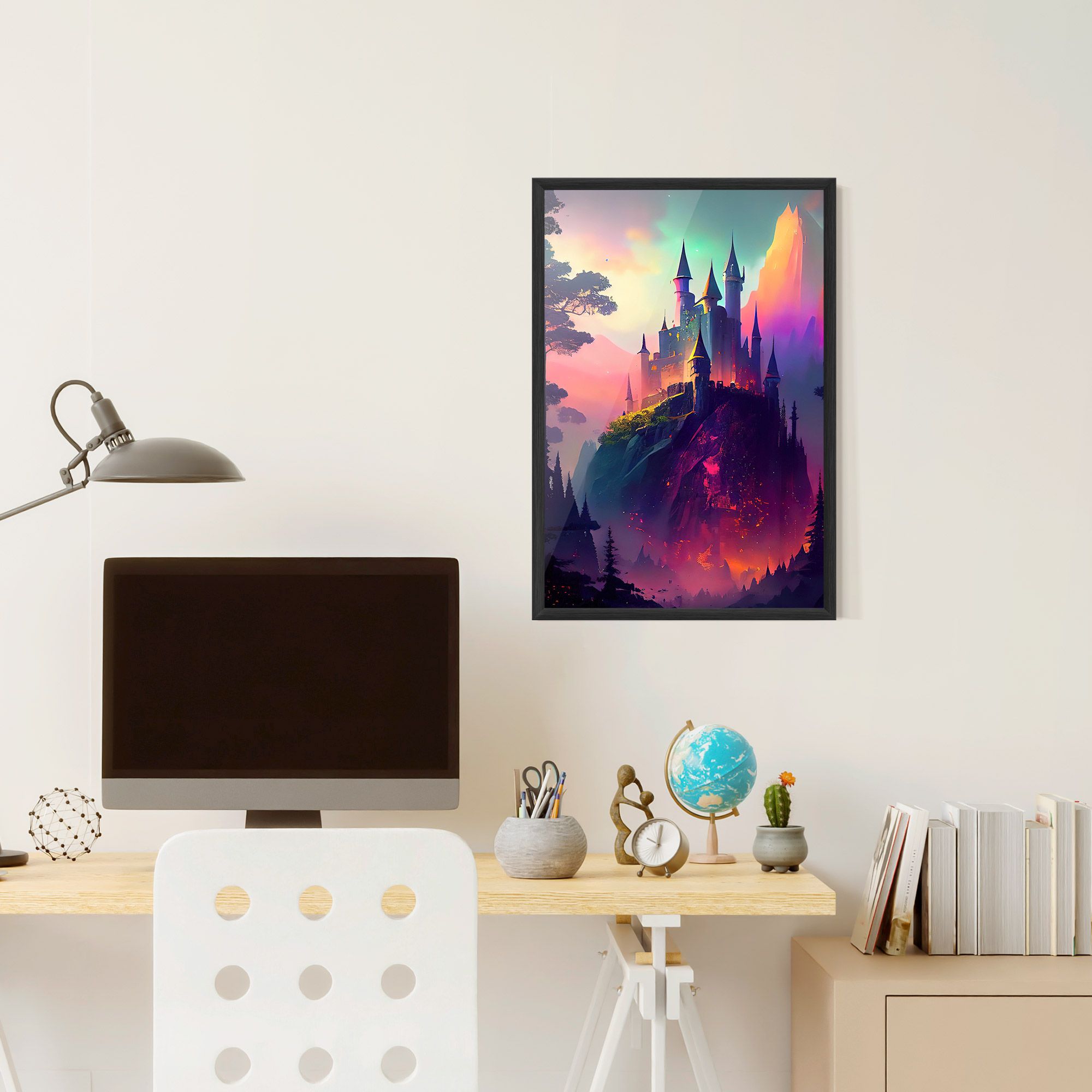 Purple Orange Castle mockup 6