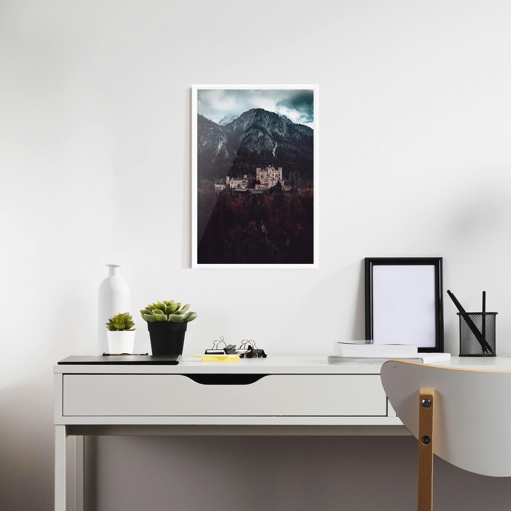 Gerahmte Poster Forest Castle mockup 7