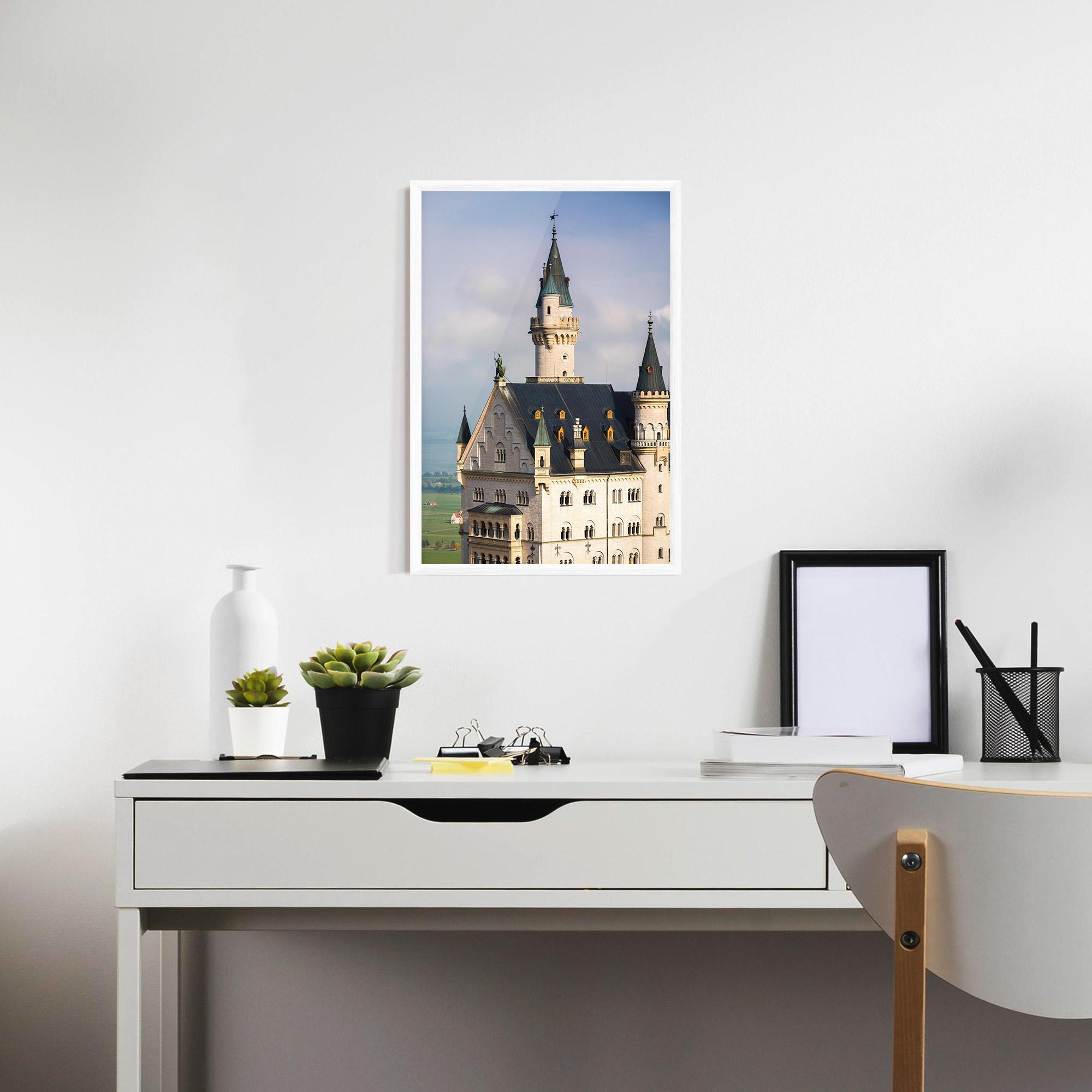 Gerahmte Poster Neuschwanstein Castle View mockup 7