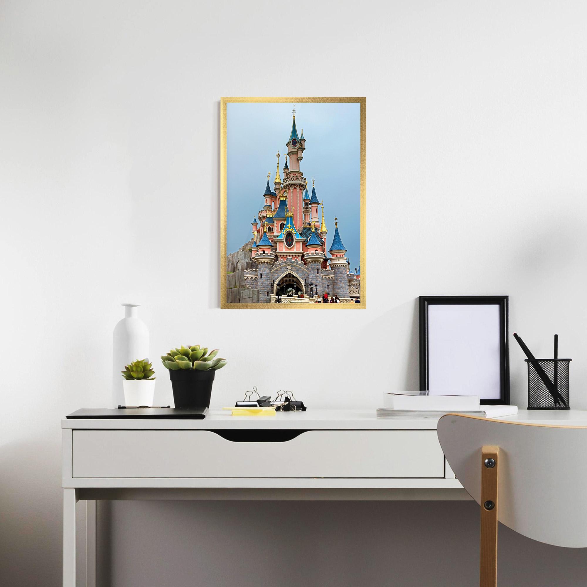 Gerahmte Poster Disneyland Castle mockup 7