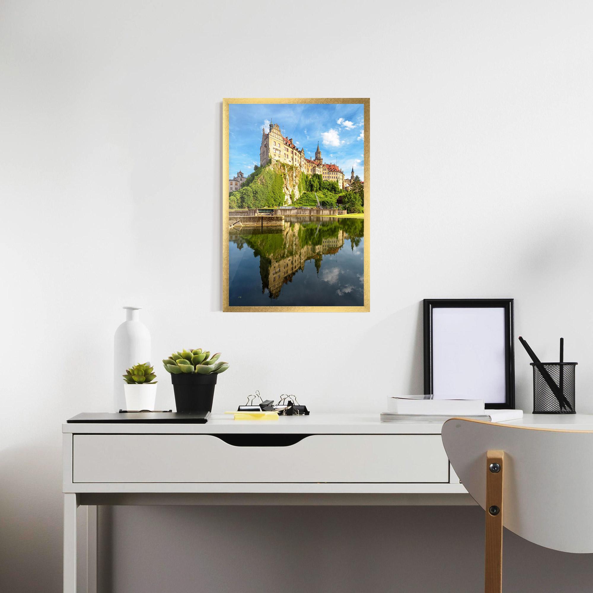 Gerahmte Poster Sigmaringen Castle Germany mockup 7