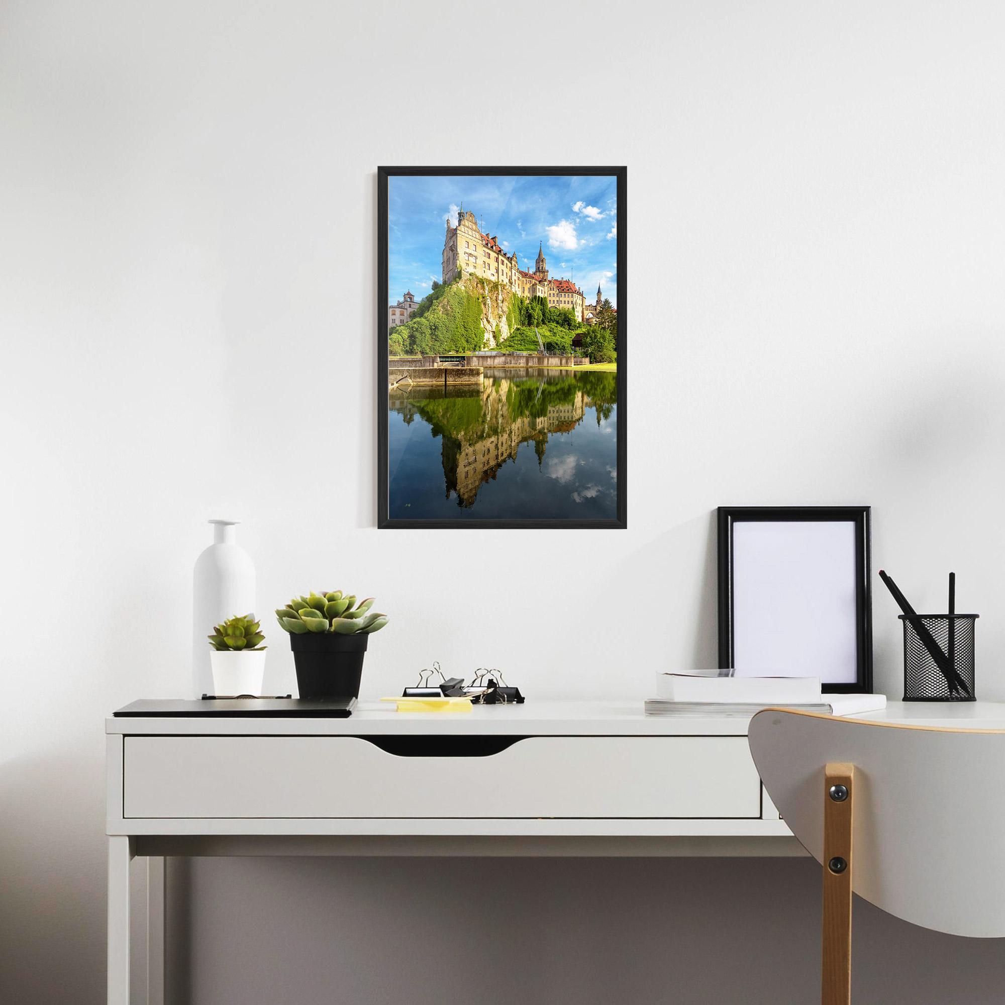 Gerahmte Poster Sigmaringen Castle Germany mockup 7