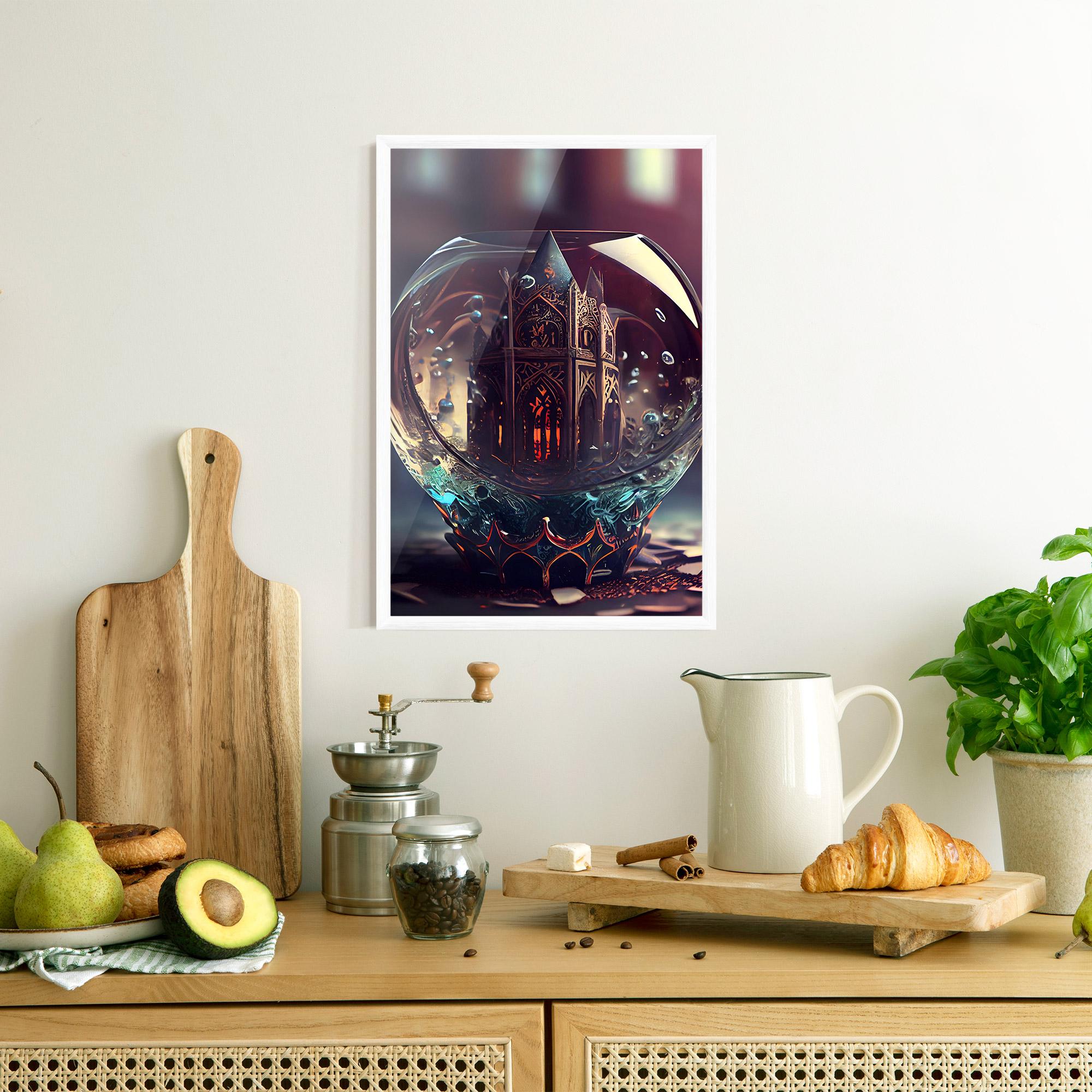 Gerahmte Poster Church Ball mockup 8