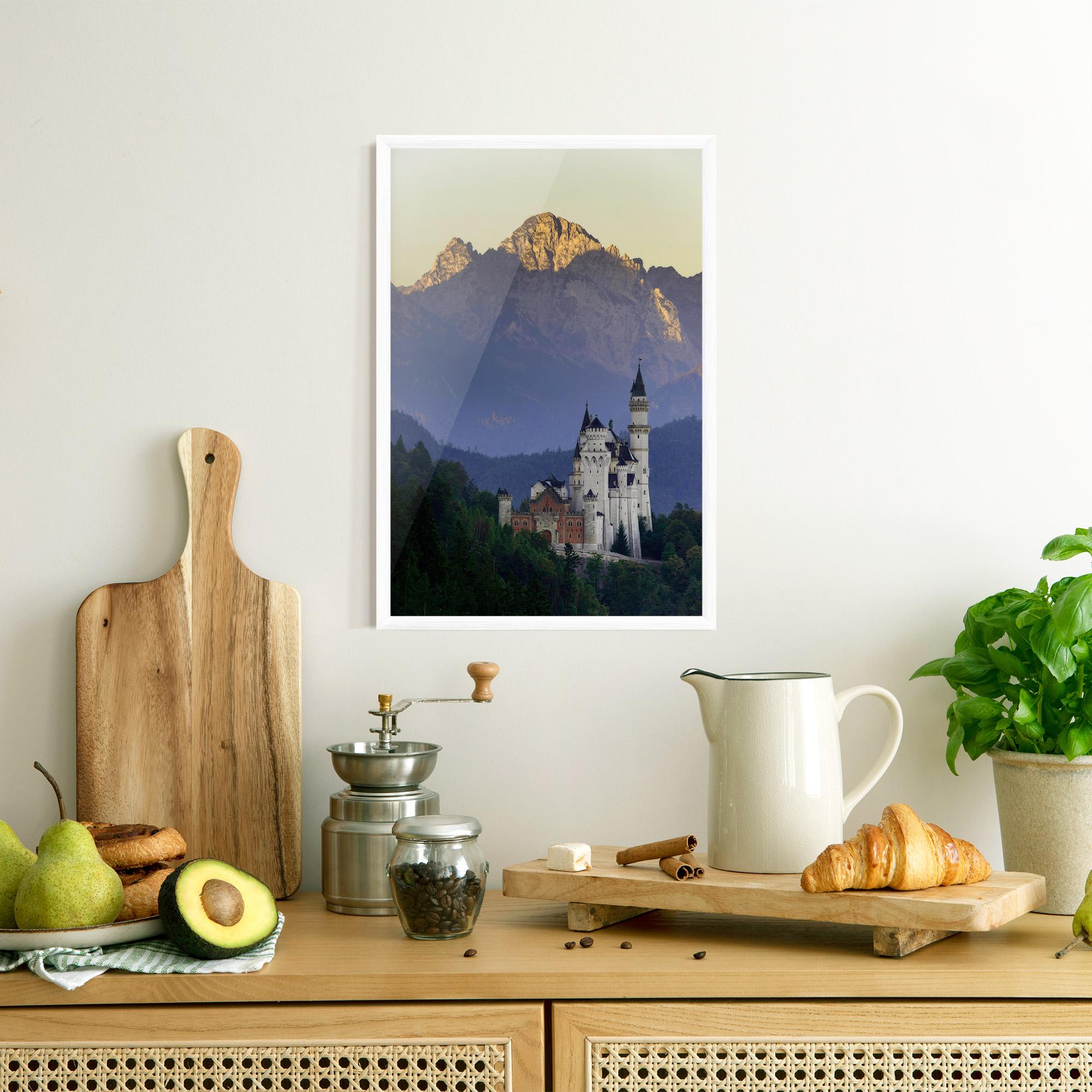 Gerahmte Poster Neuschwanstein Castle mockup 8