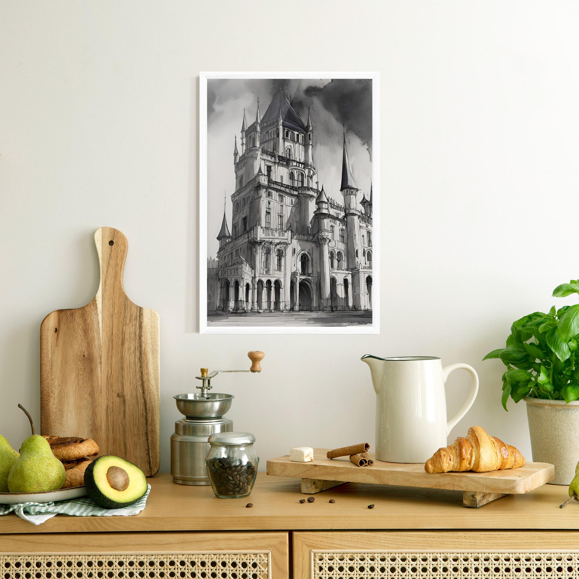 Gerahmte Poster Palace Versailles mockup 8