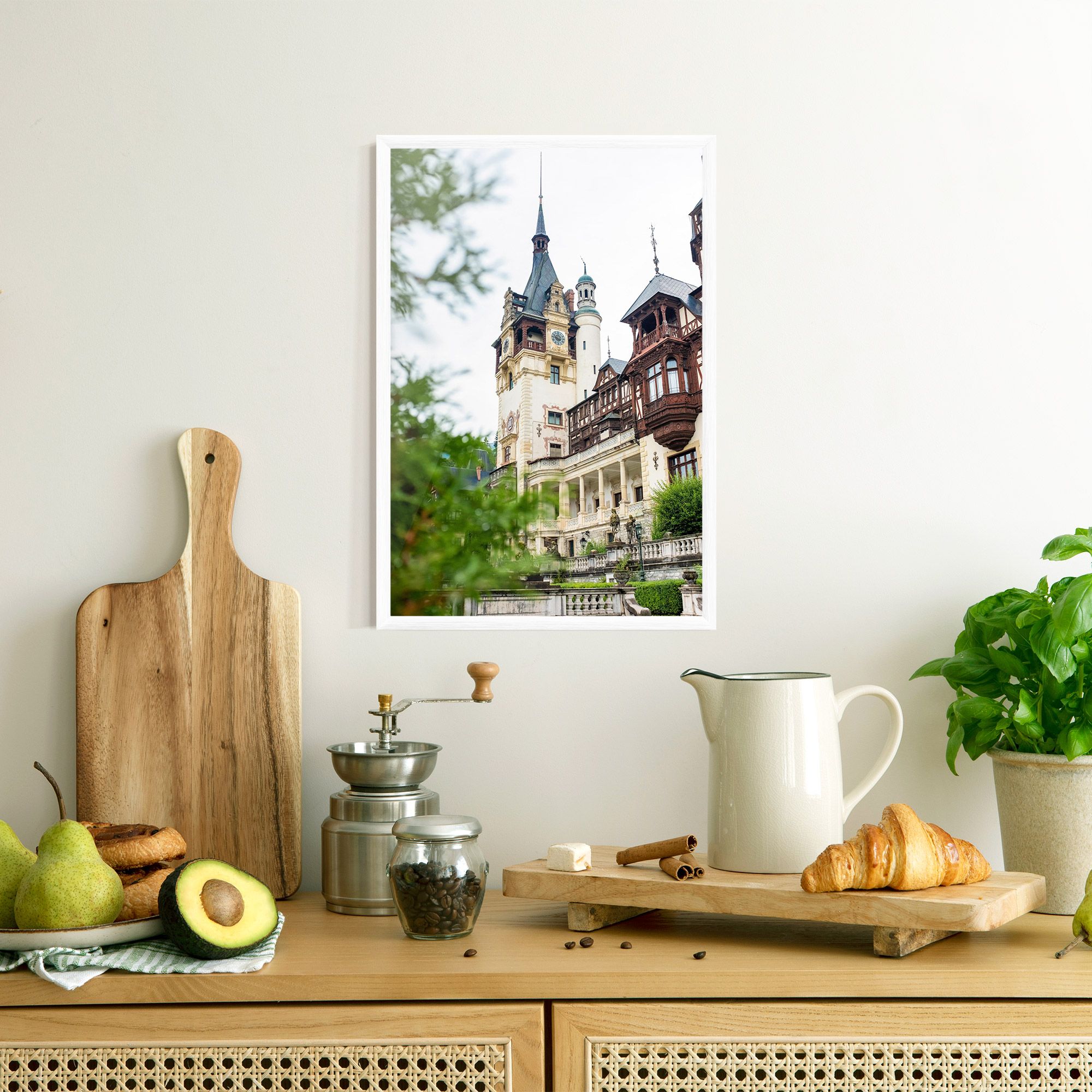 Peles Castle Romania mockup 8