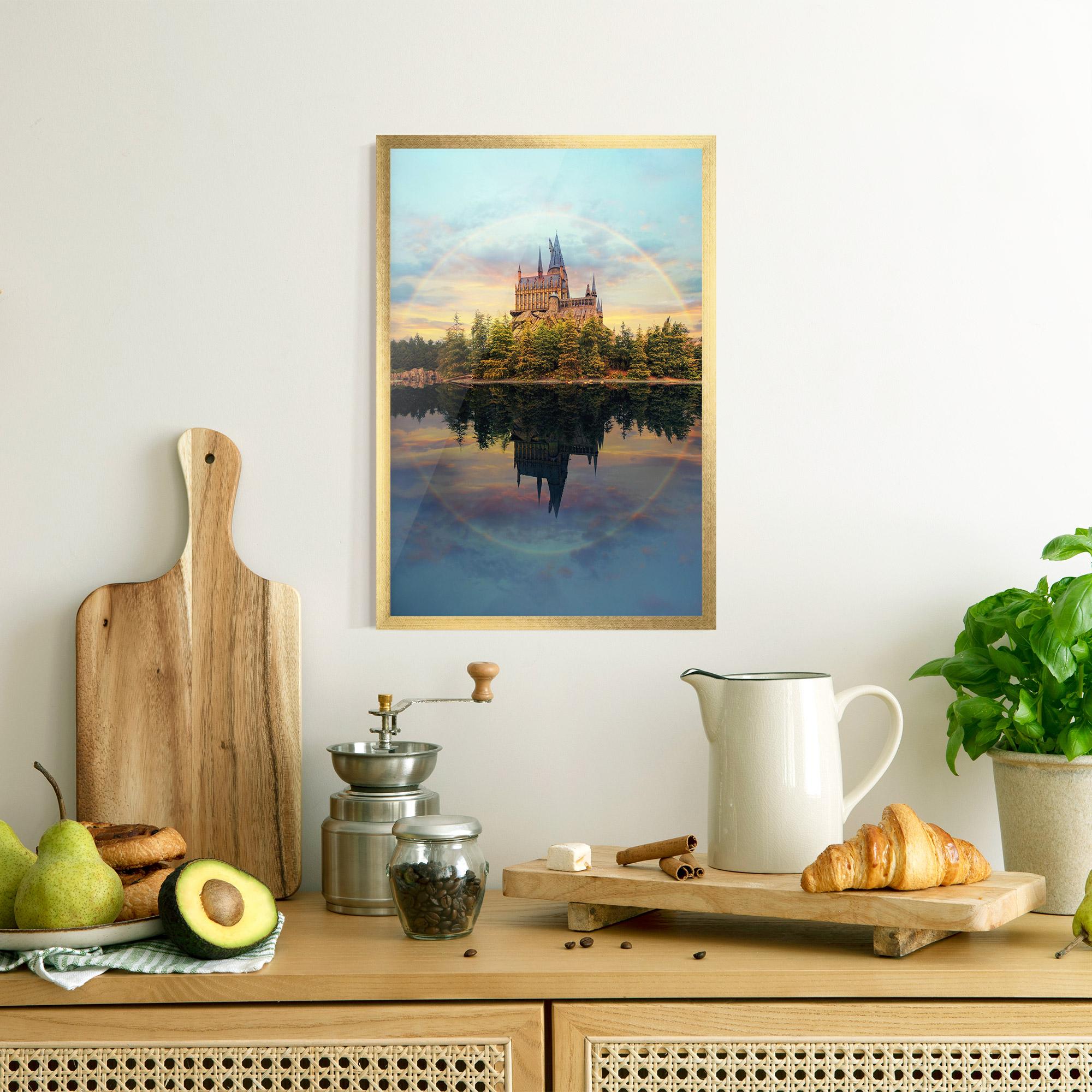 Gerahmte Poster Hogwarts Castle mockup 8